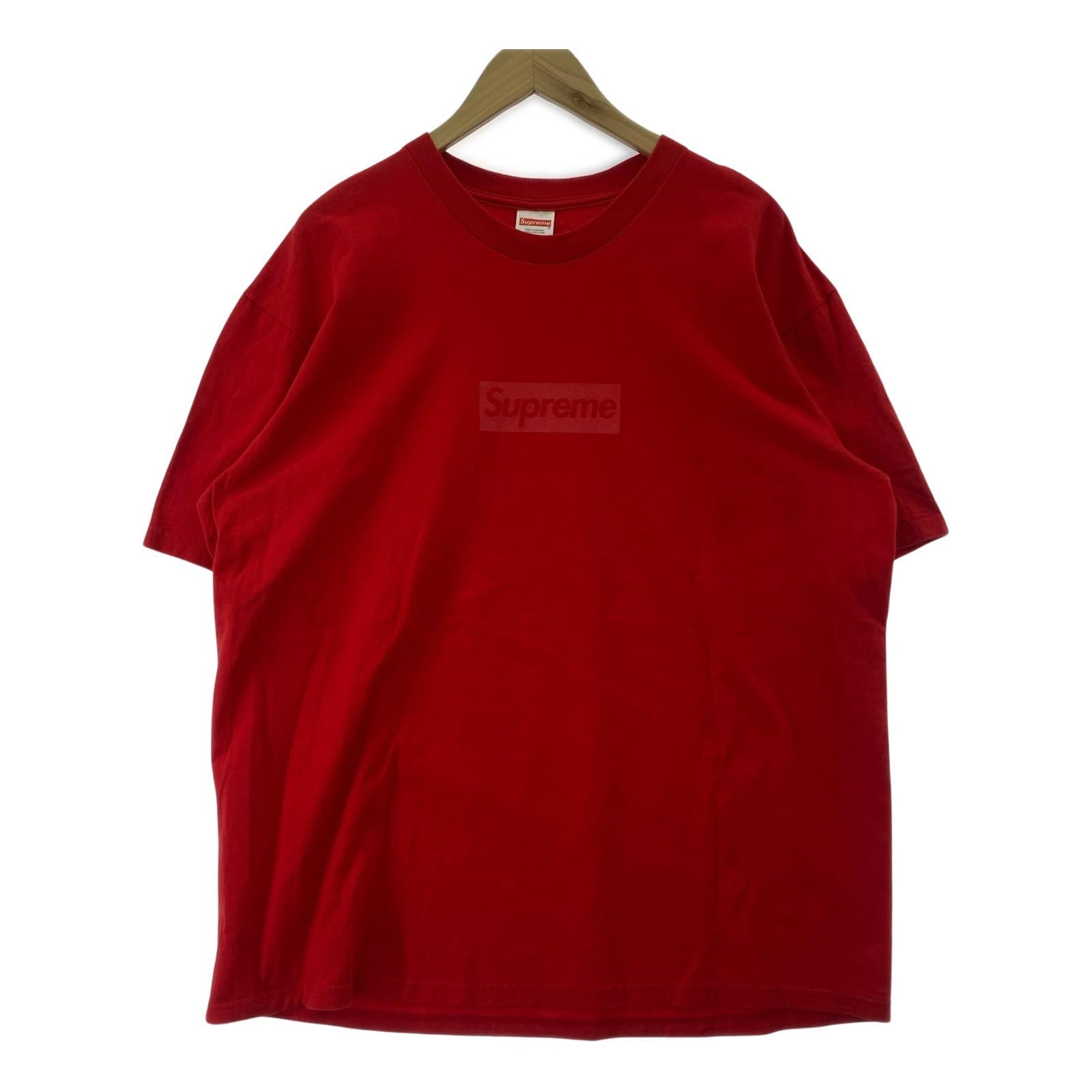 半袖Tシャツ TONAL BOX LOGO S/S TEE XL RED レッド