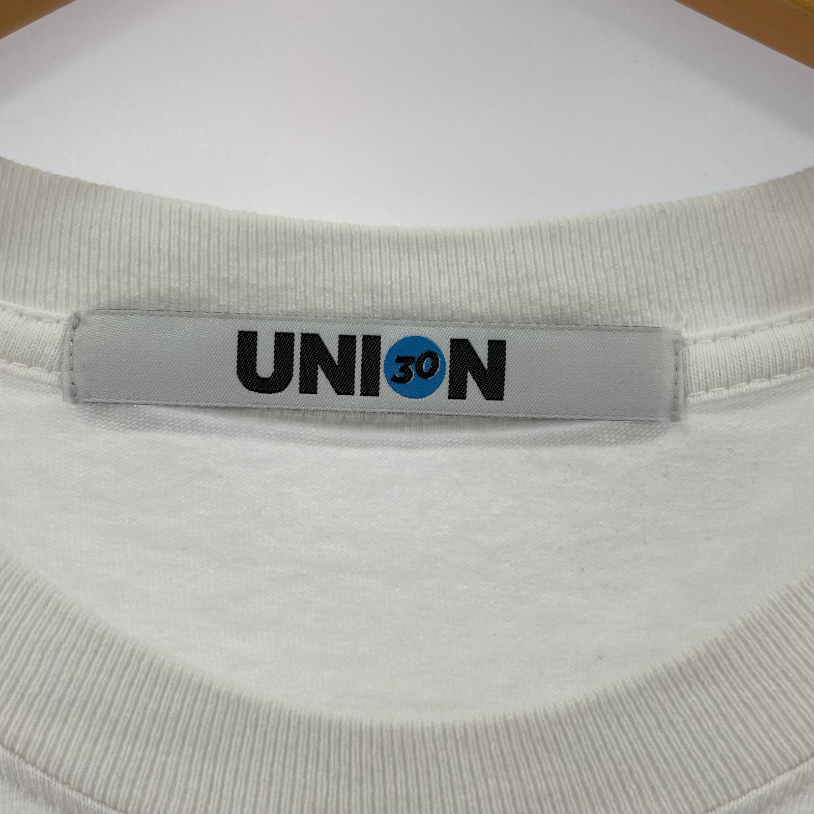 半袖Tシャツ UNION 30th S/S TEE WHITE LOGO PRINT ホワイト