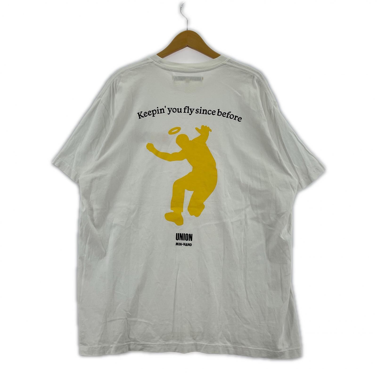 半袖Tシャツ UNION MIN-NANO S/S TEE WHITE 4 4 ホワイト