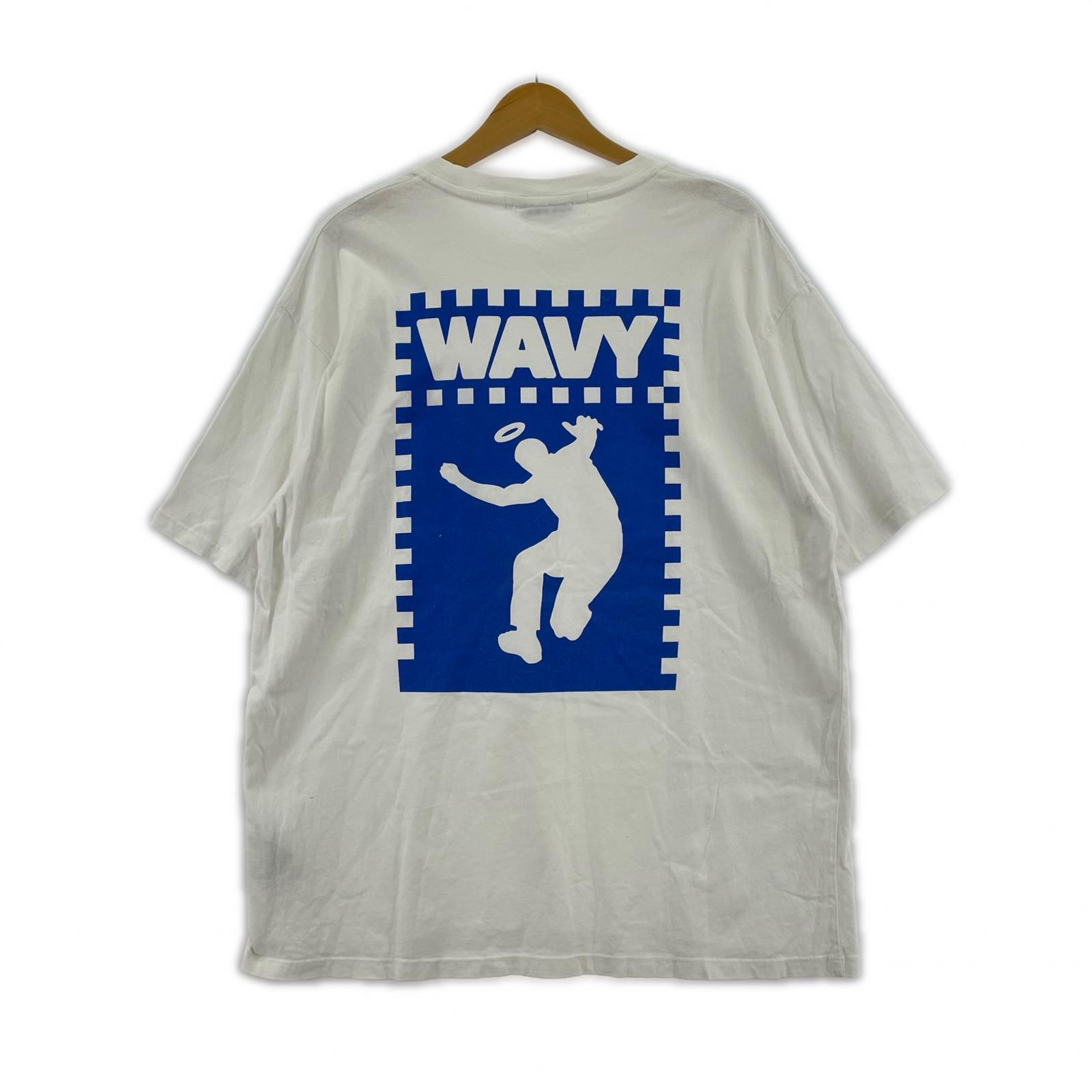 半袖Tシャツ UNION WAVY LOGO TEE WHITE ホワイト