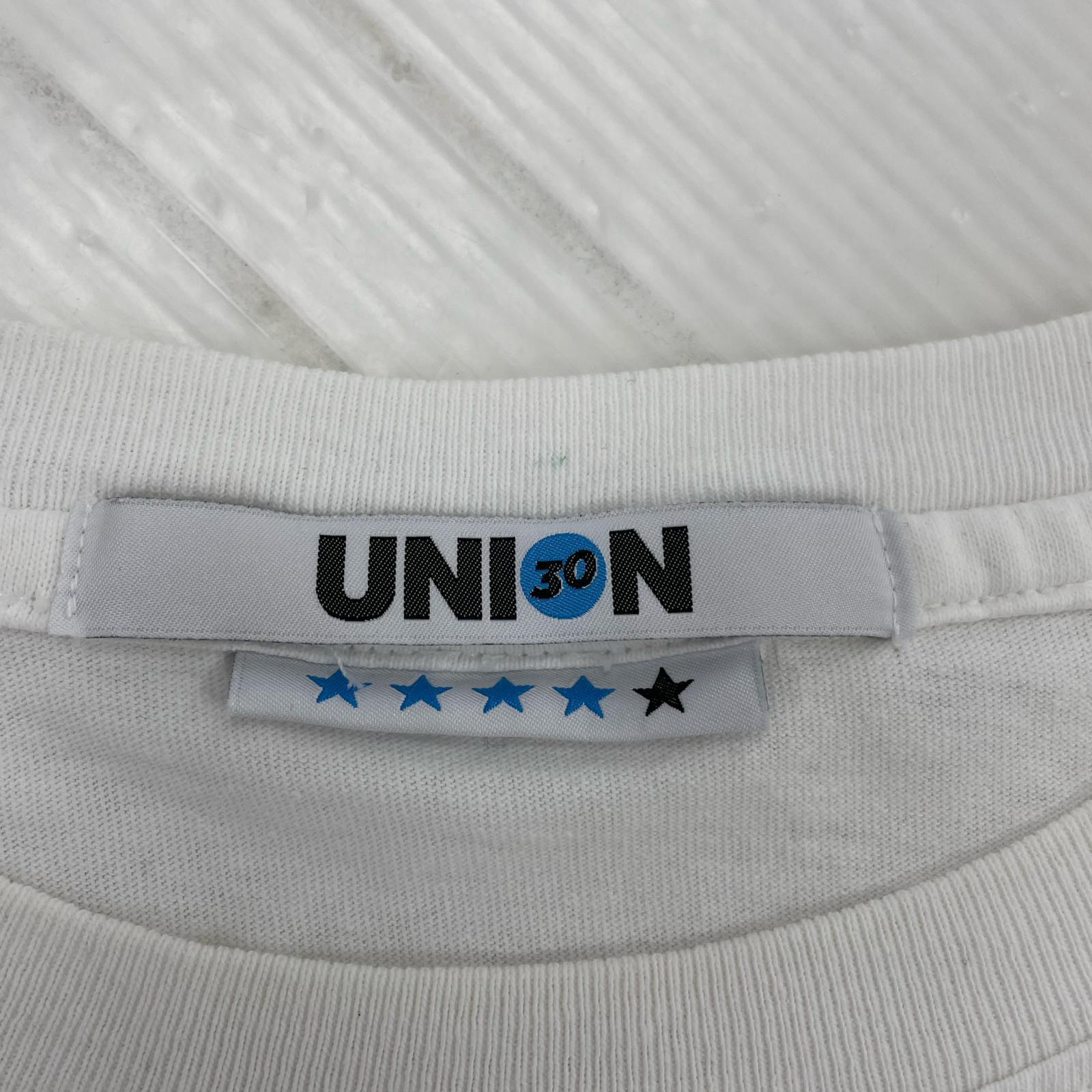 半袖Tシャツ UNION WAVY LOGO TEE WHITE ホワイト
