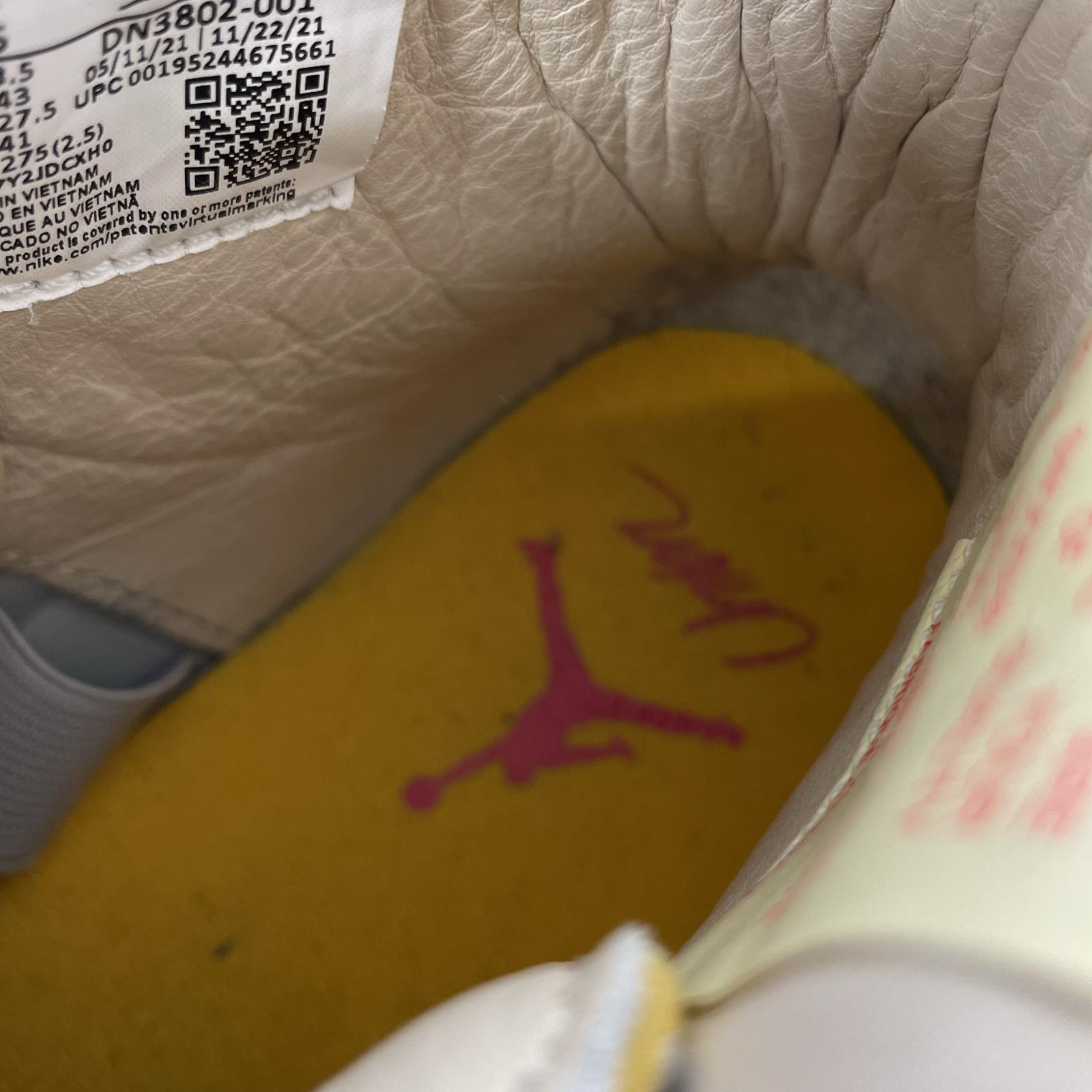 スニーカー UNION AIR JORDAN 2 GREY FOG 27.5cm (US9 1/2 UK9 EU45) グレー