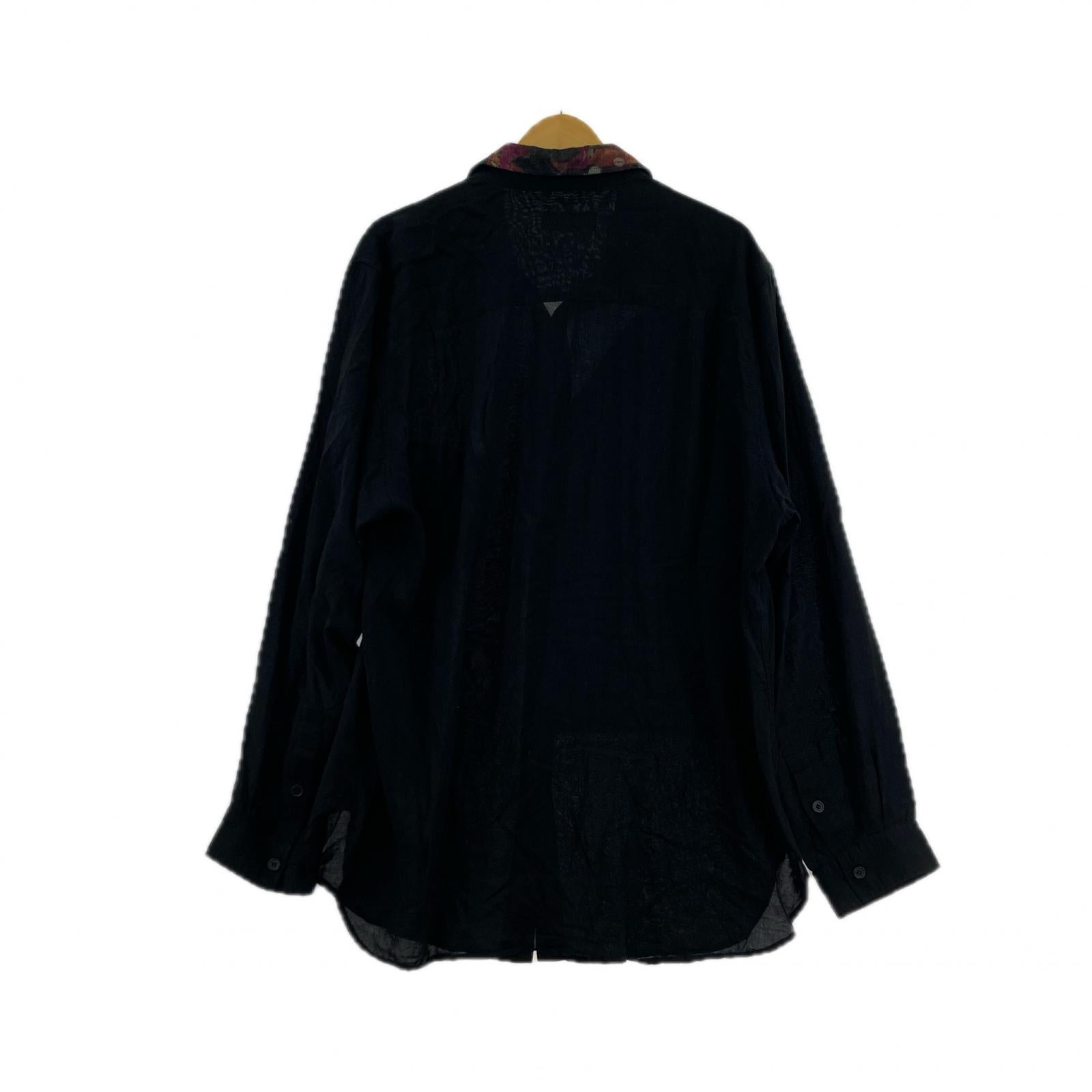 長袖シャツ POUR HOMME コーデュロイ (4) HZ-B60-212 4 ブラック