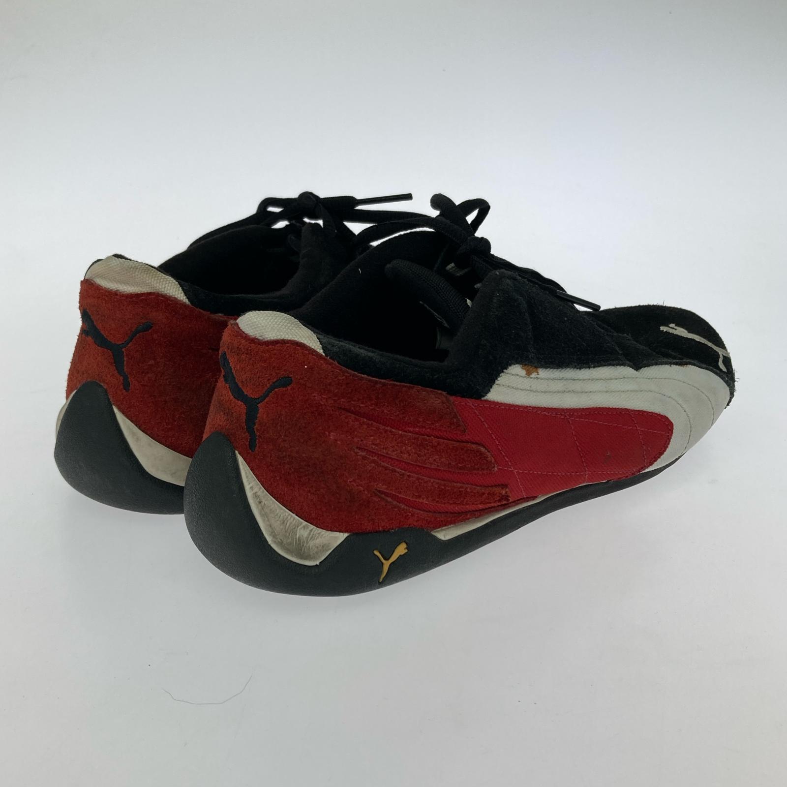 スニーカー RepliCat Low Suede Black/Red レプリキャット 27cm (US9 UK8 1/2 EU44)
