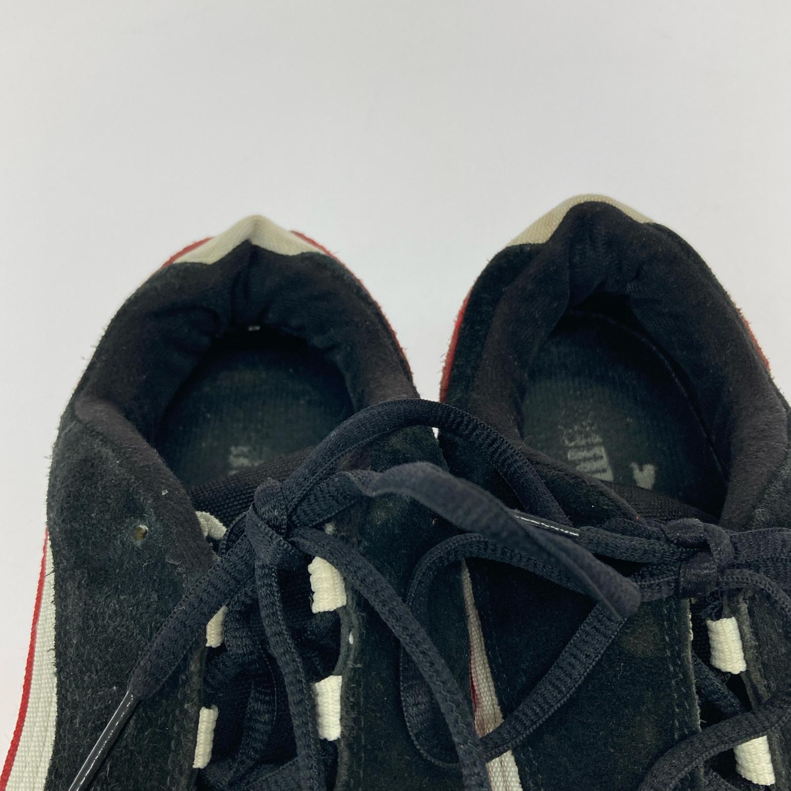 スニーカー RepliCat Low Suede Black/Red レプリキャット 27cm (US9 UK8 1/2 EU44)