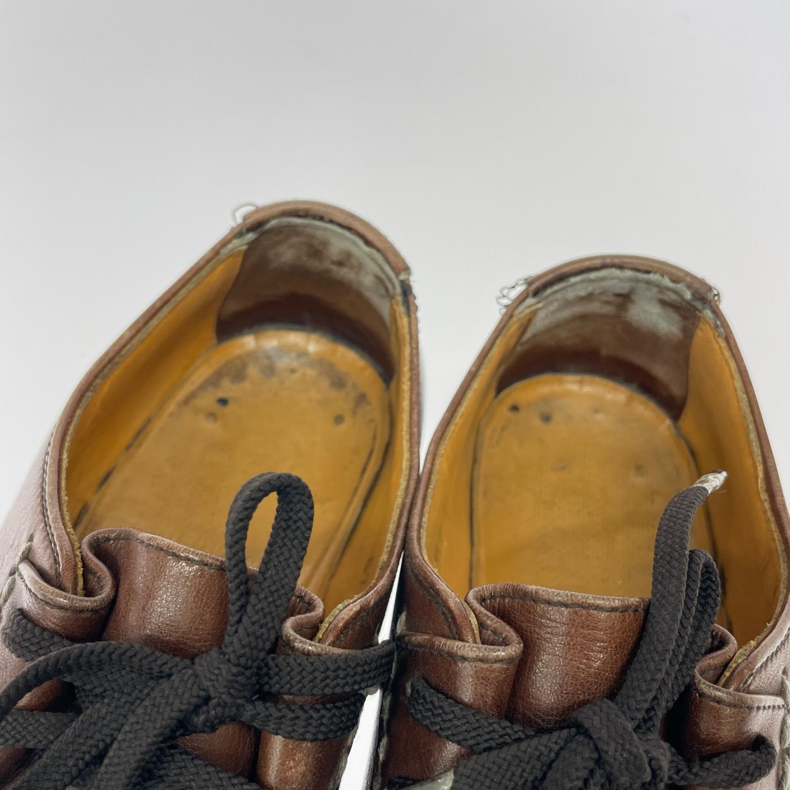 シューズ HIROKAWA チロリアンシューズ ブラウン