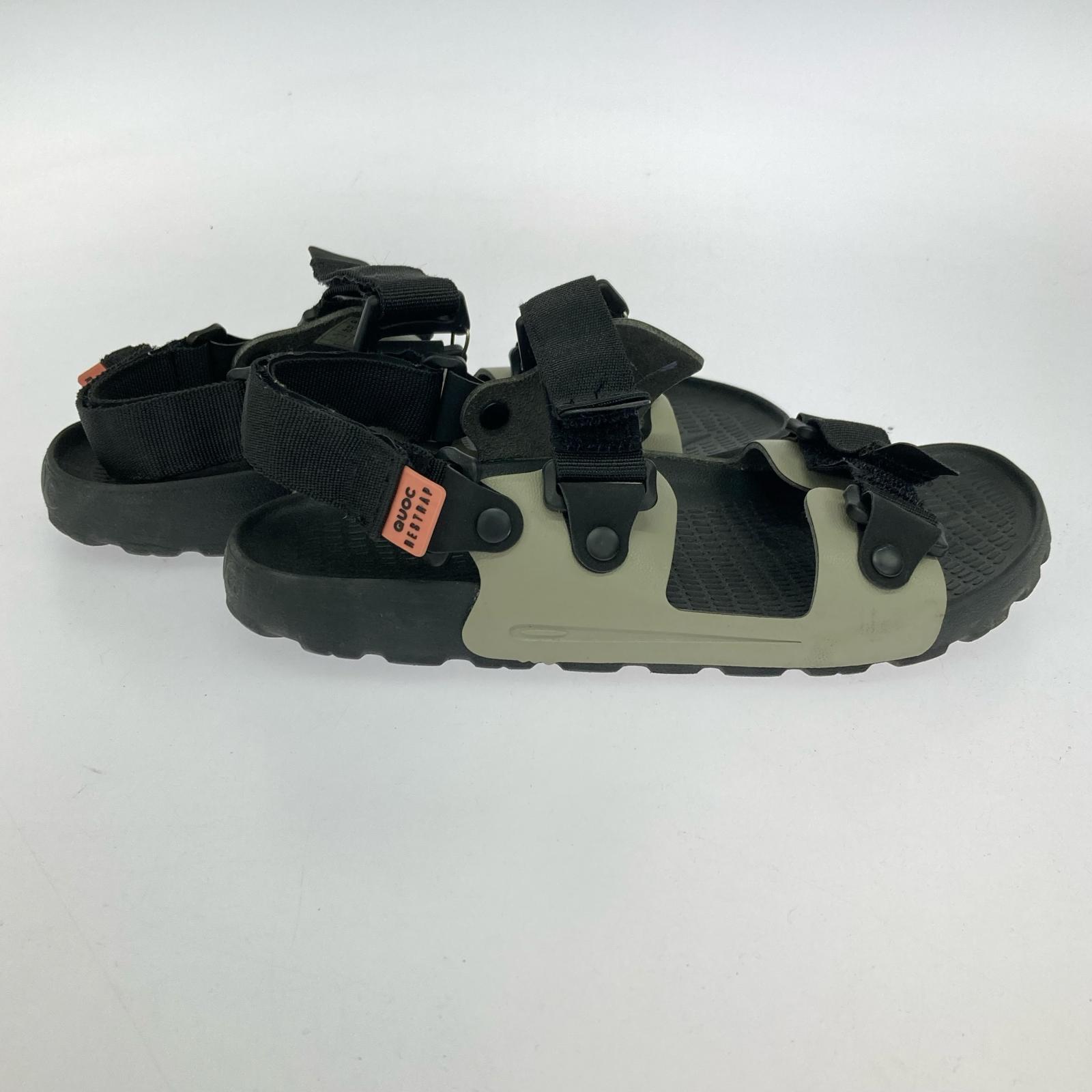 サンダル quoc restrap US7 ブラック