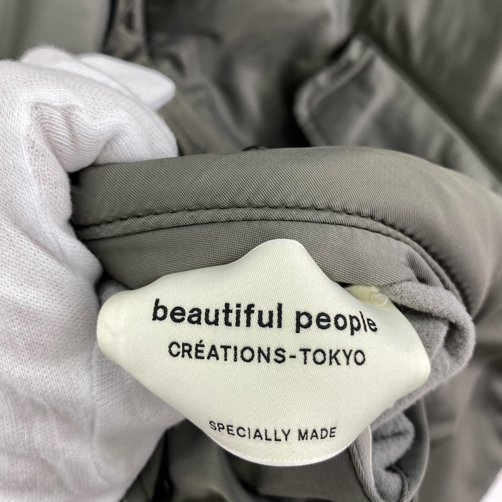 ブルゾン beautiful people フライトジャケット M グリーン
