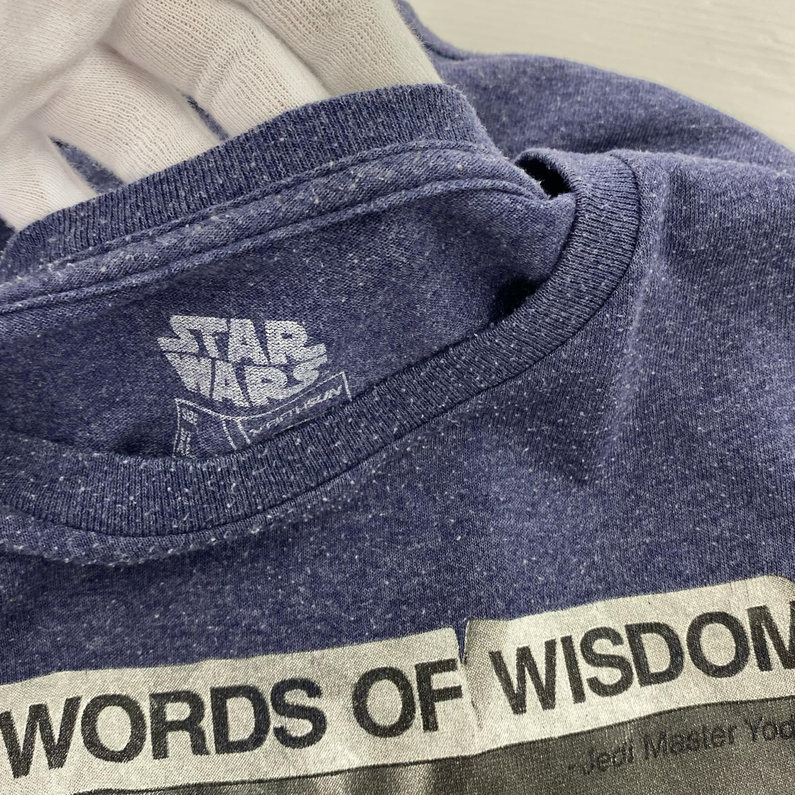 半袖Tシャツ ジェイド FREE WORDS WISDOM TEE ヨーダ 青 ネイビー