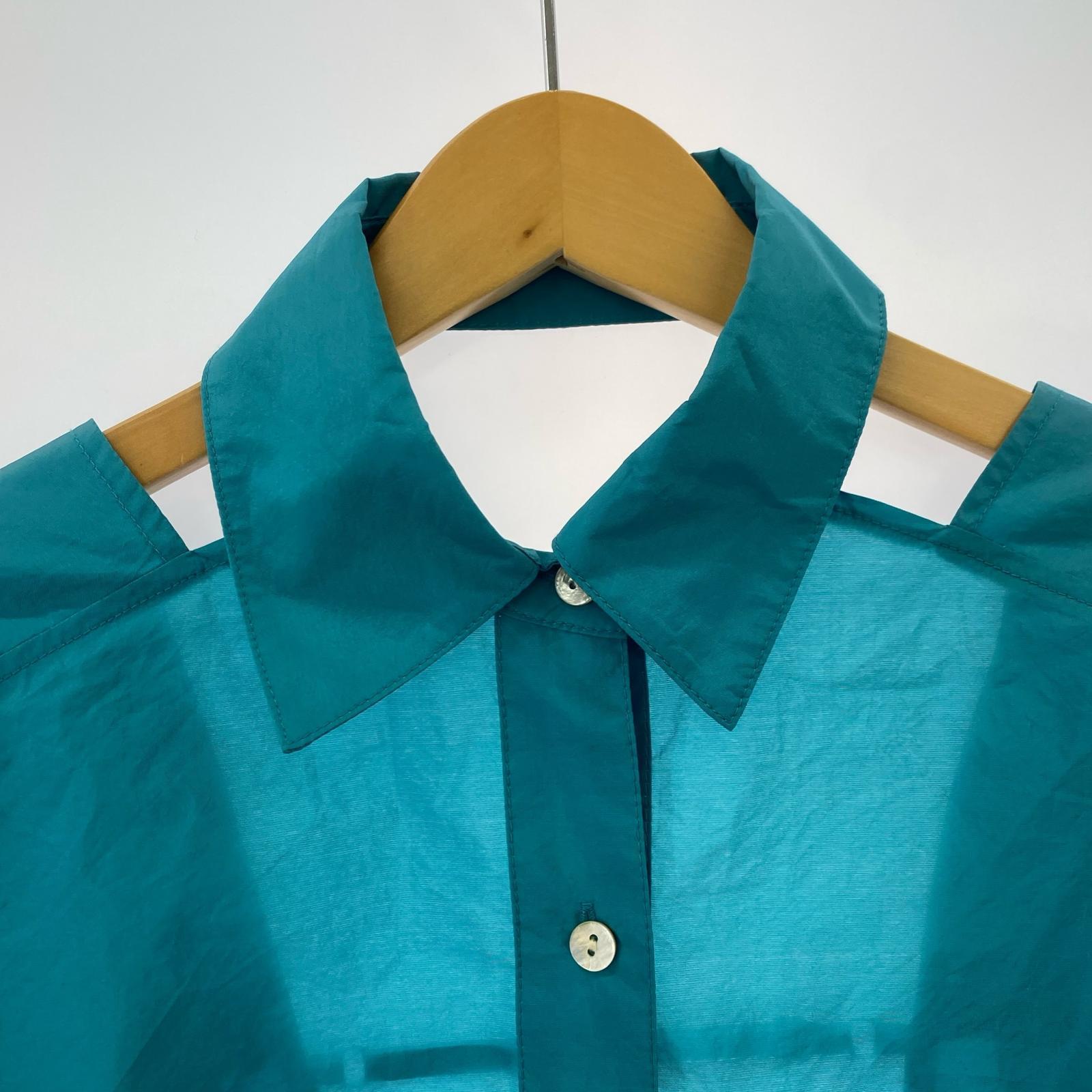 長袖シャツ Crash Silky Over Shirt/ブルー/21231315105 フリー ブルー