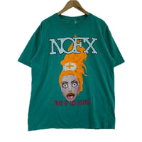 半袖Tシャツ NOFX PUMP UP THE VALUUME (L) 緑 L グリーン