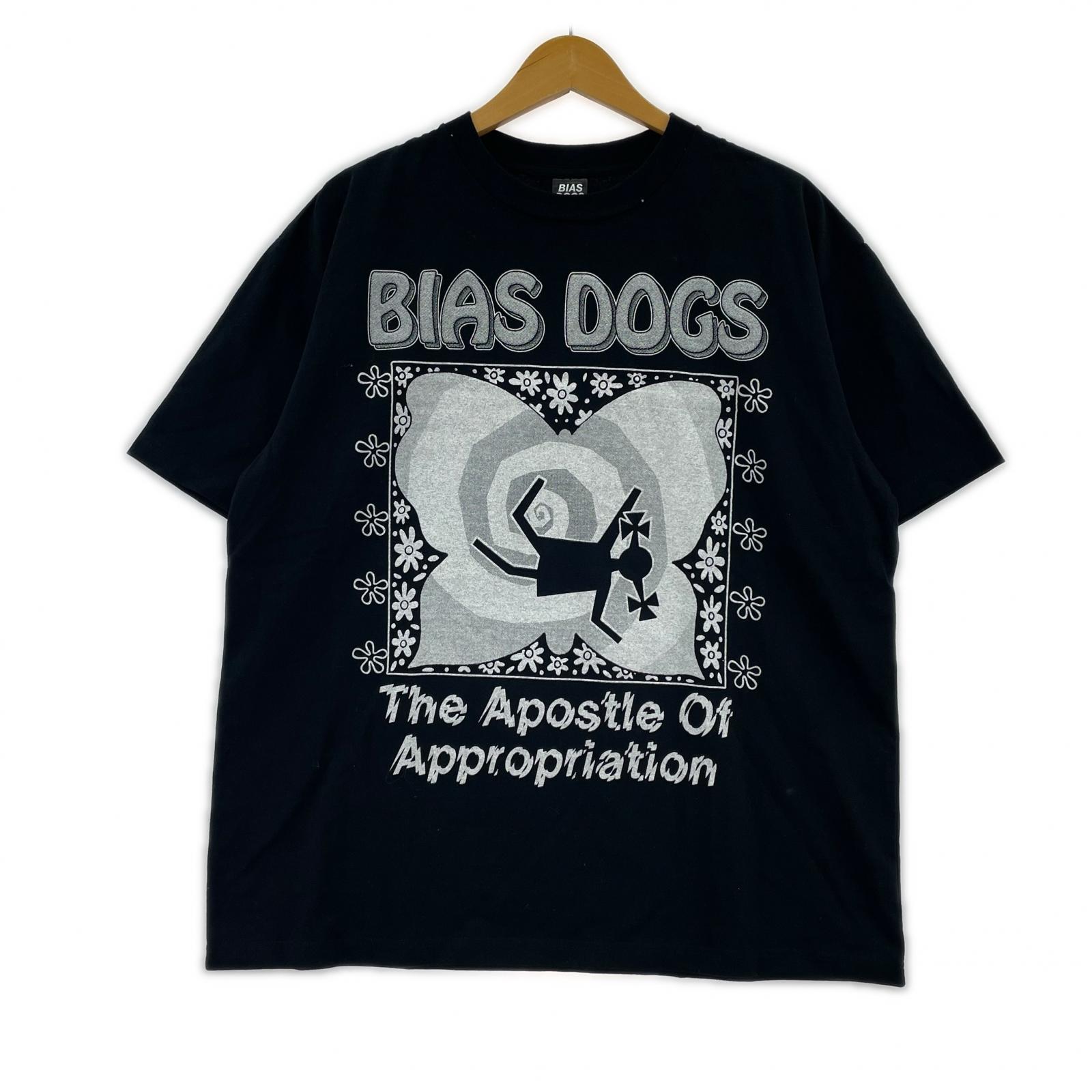 半袖Tシャツ BIAS DOGS TITAN S/Sカットソー 25006 黒 (M) M ブラック