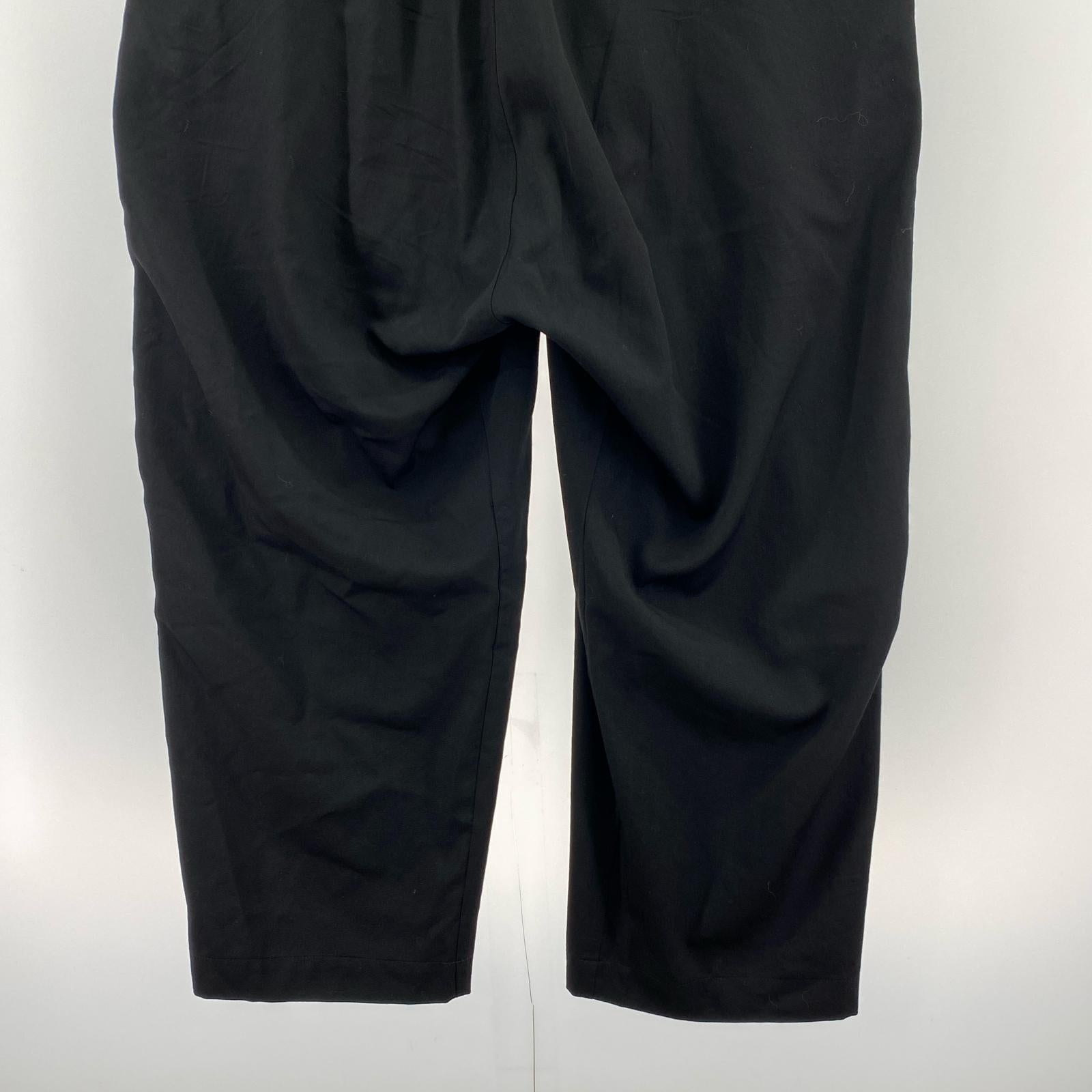 パンツ Yohji Yamamoto POUR HOMME 23AW 内股ドレープ サルエルパンツ 6 ブラック ブラック