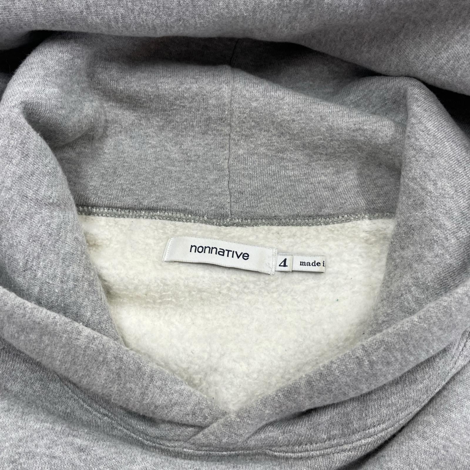 パーカー nonnative 23AW DWELLER HOODY PO COTTON SWEAT 4 グレー 4 グレー