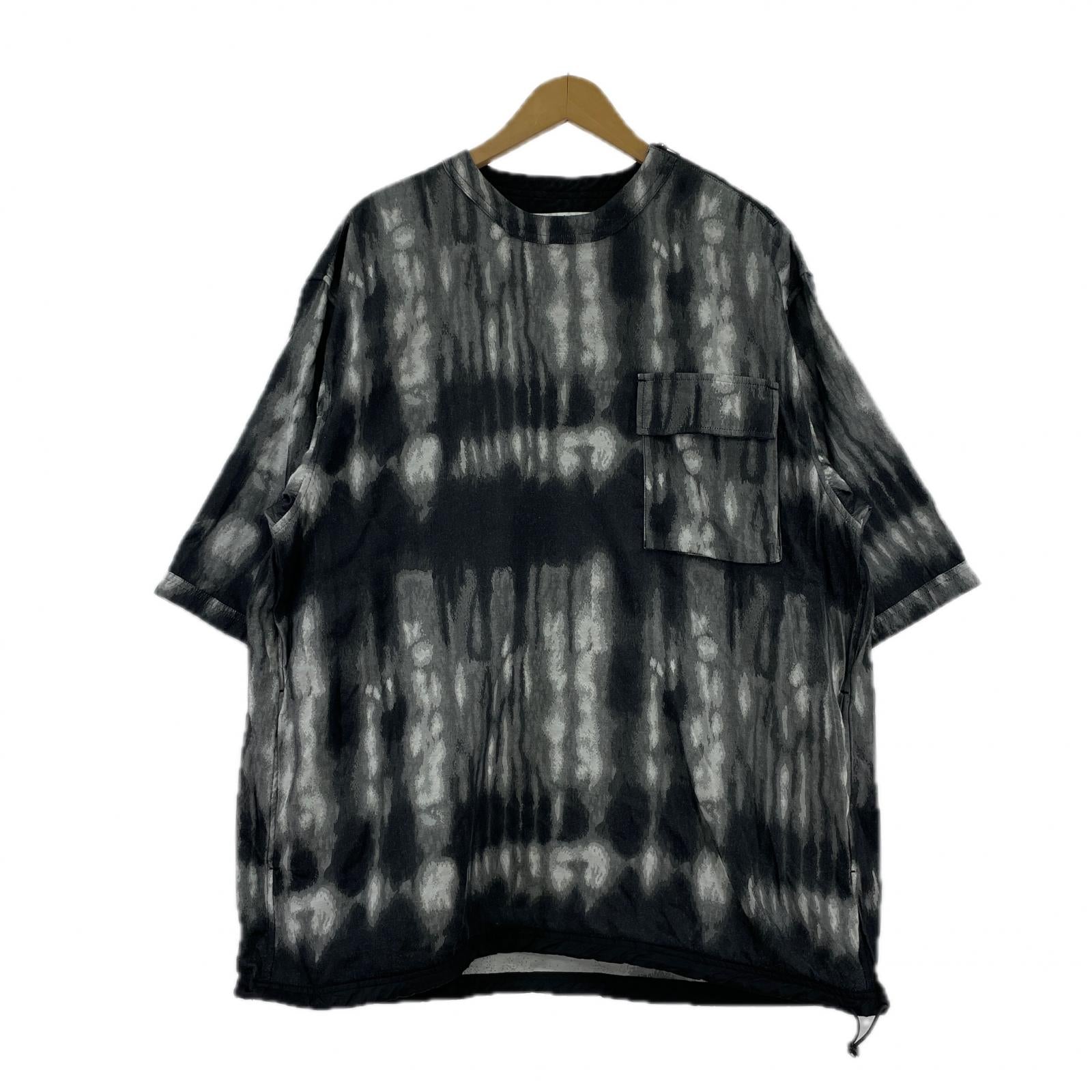 半袖Tシャツ WHITE MOUNTAINEERING 25SS CAMO JACQUARD CREWNECK SHIRT 4 黒系 4 ブラック