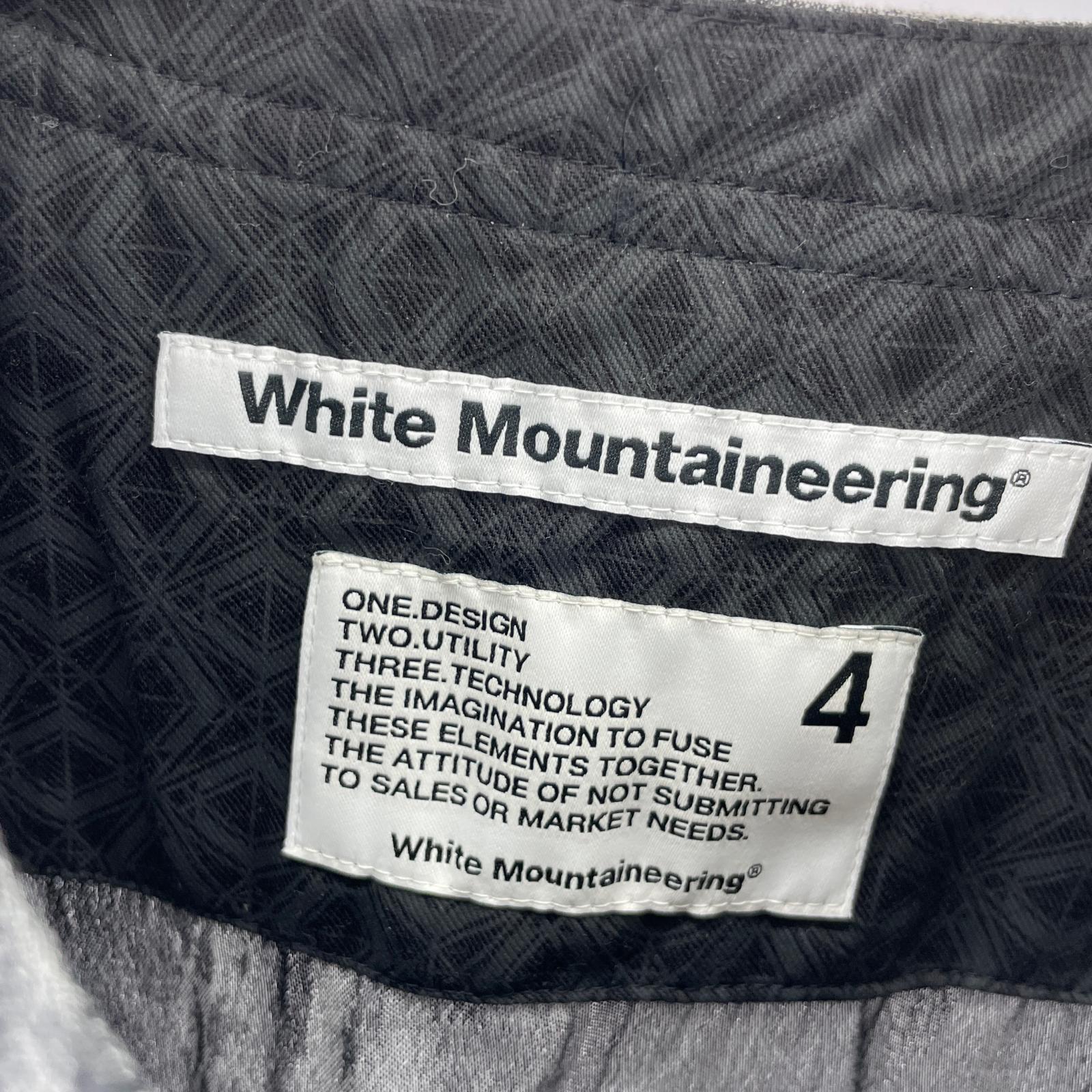 半袖Tシャツ WHITE MOUNTAINEERING 25SS CAMO JACQUARD CREWNECK SHIRT 4 黒系 4 ブラック