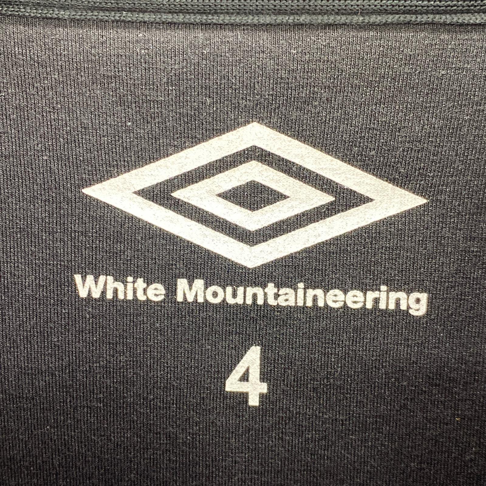 パーカー WHITE MOUNTAINEERING 25SS ×UMBRO RAGLAN SLEEVE HOODIE 4 黒 4 ブラック