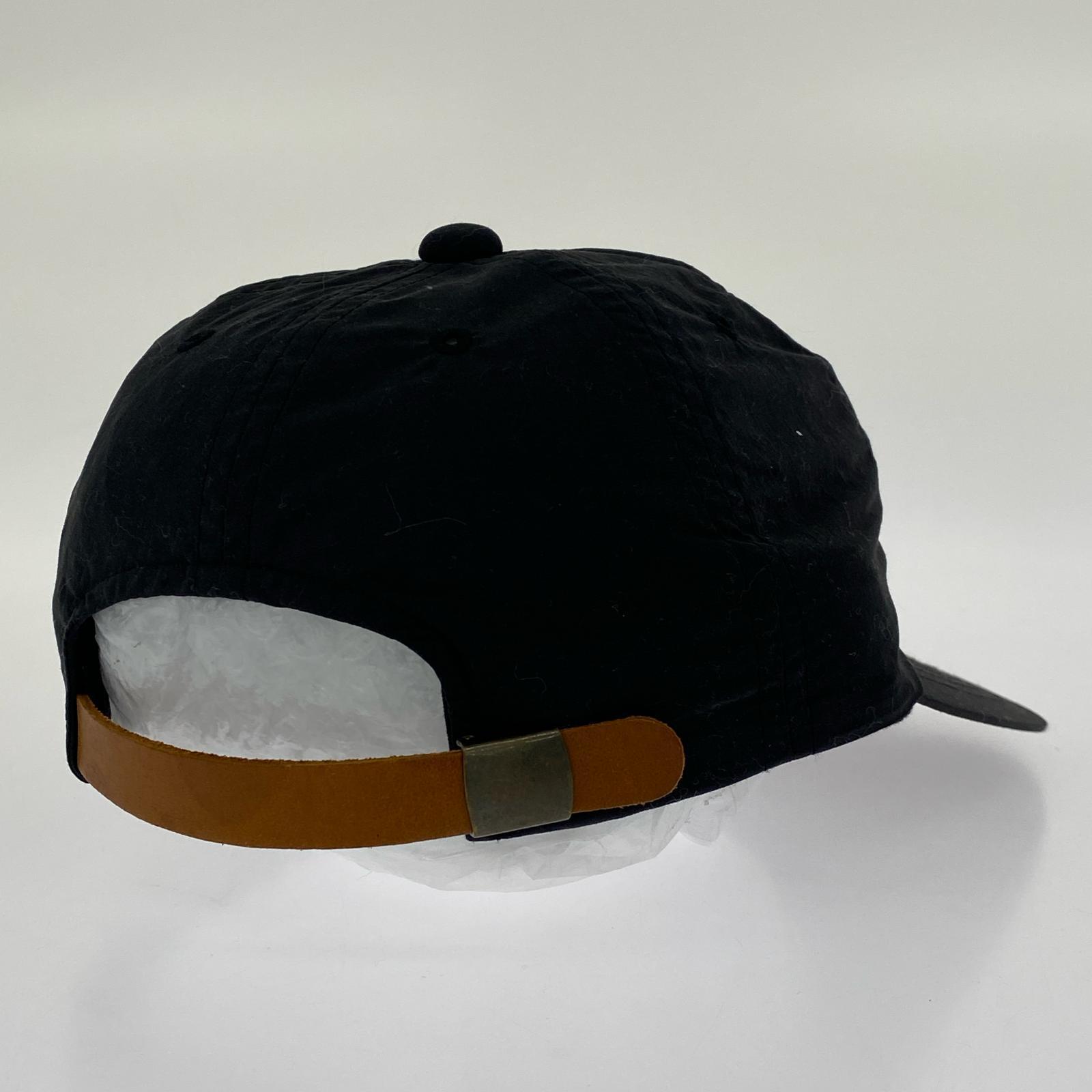 キャップ セミロングブリムキャップ BLK ブラック