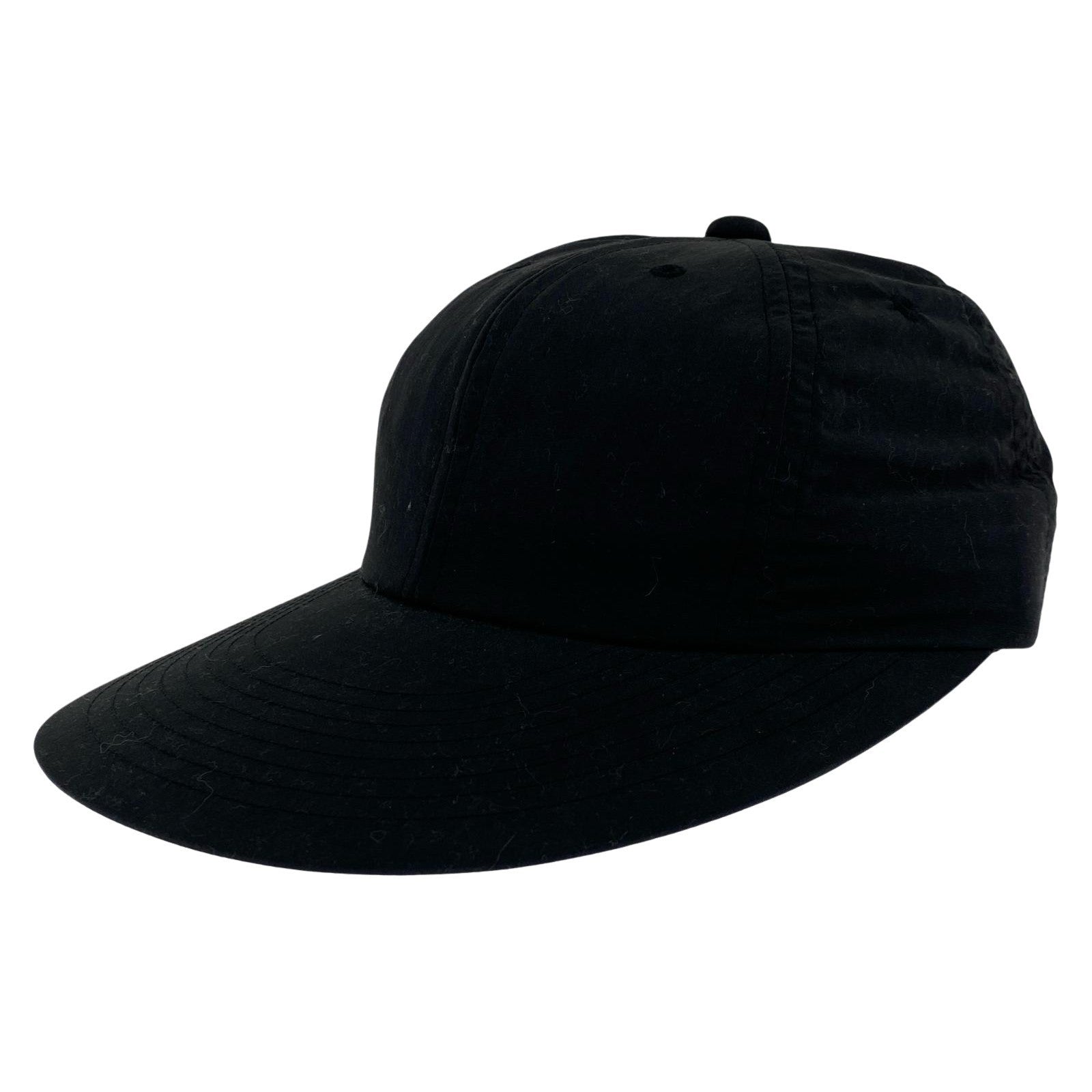 キャップ セミロングブリムキャップ BLK ブラック