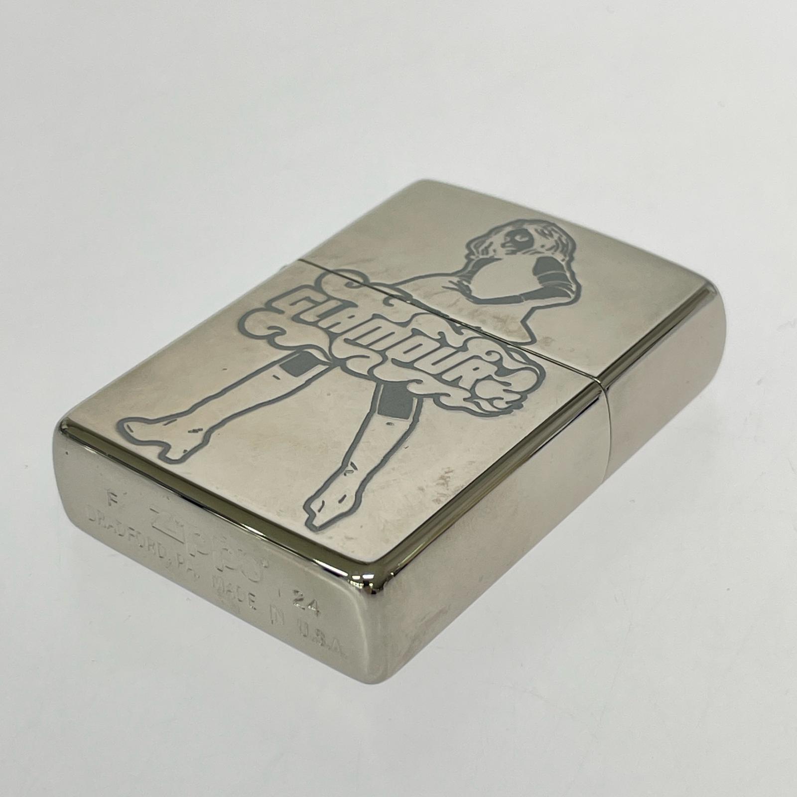 ライター USA製 zippo オイルライター シルバー