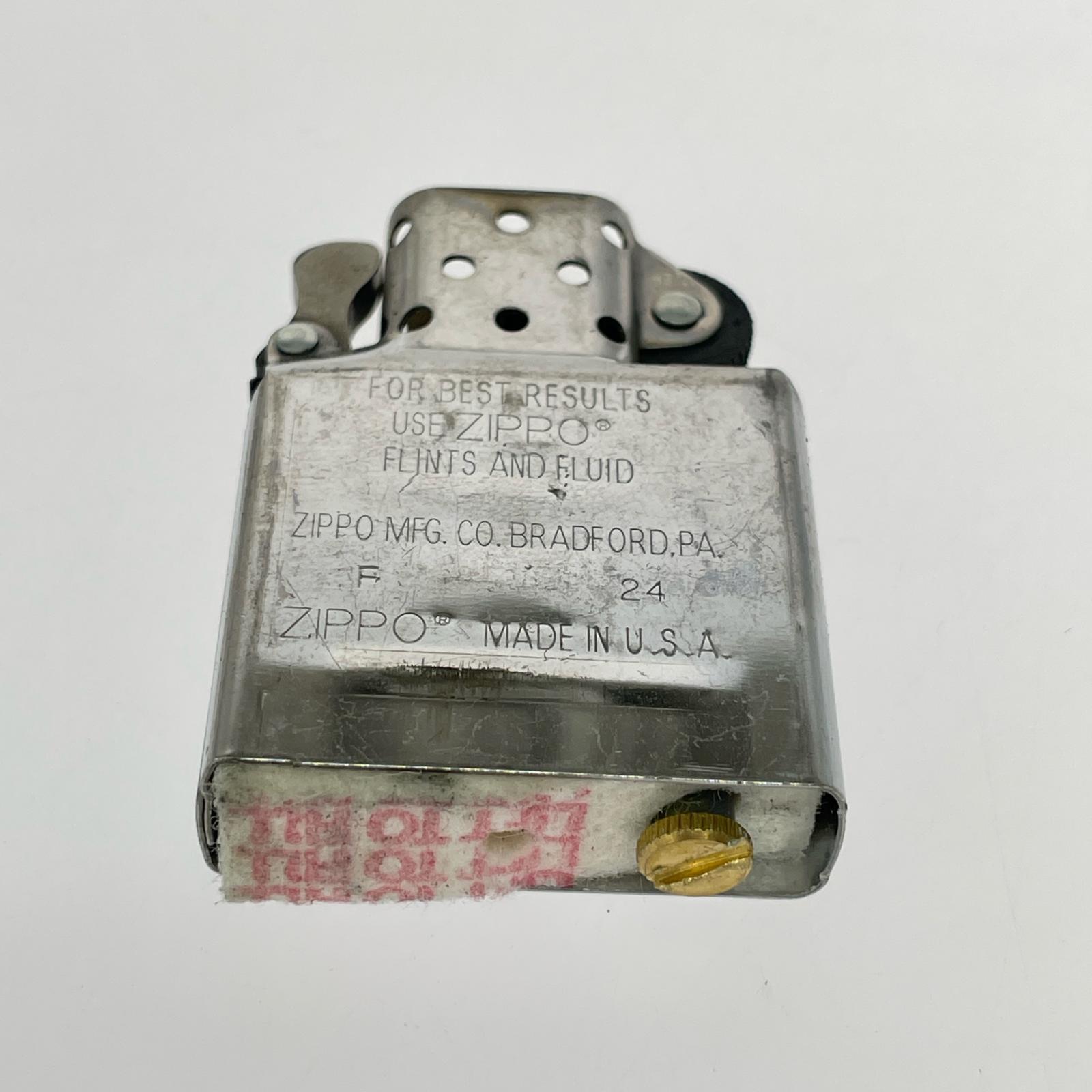 ライター USA製 zippo オイルライター シルバー