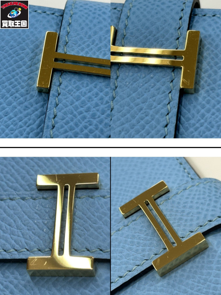 HERMES ベアンスフレ バイカラー 長財布