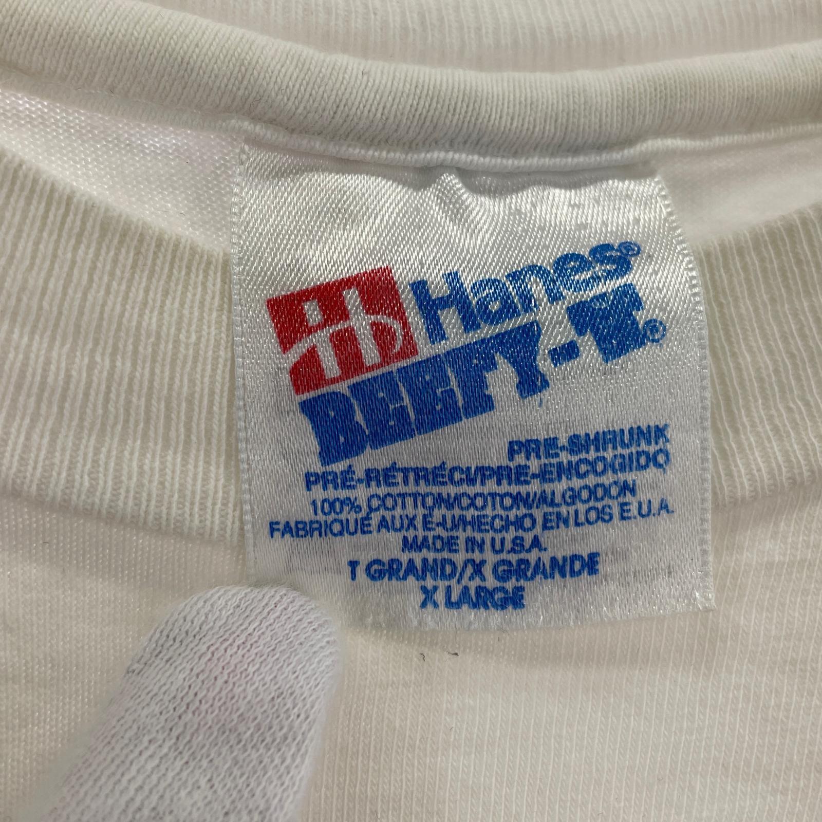 半袖Tシャツ 80s HANES KIKI Tee XL ホワイト
