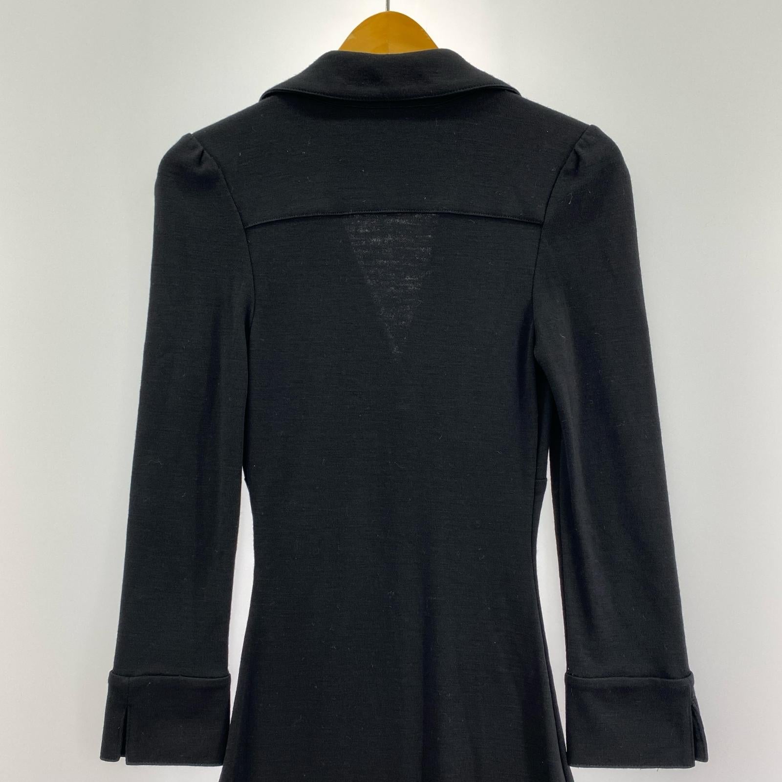 ワンピース DIANE von FURSTENBERG 長袖ワンピース ブラック