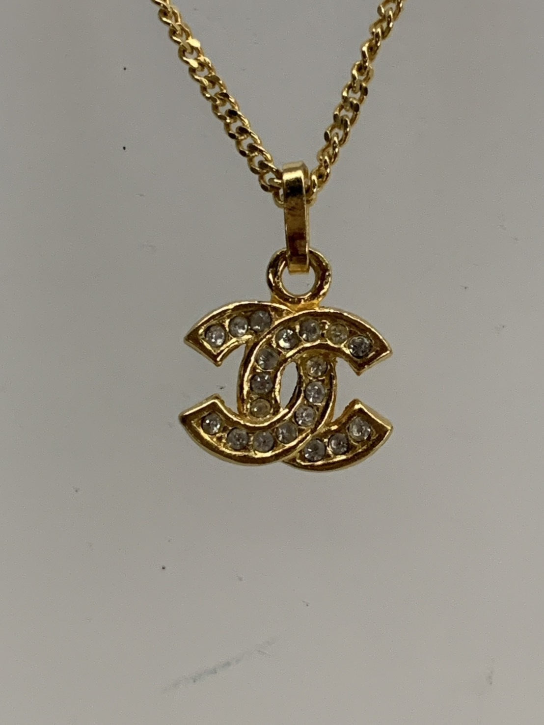CHANEL ココマーク ネックレス ラインストーン