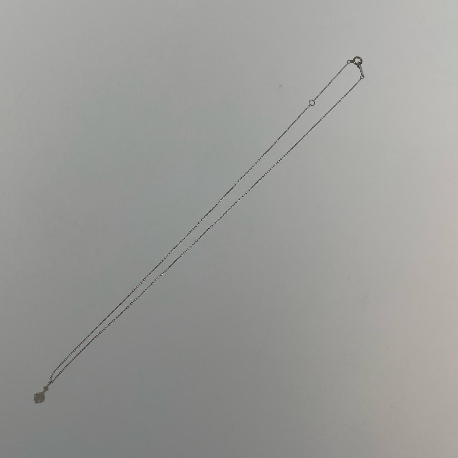 ネックレス K10 ネックレス 0.6g シルバー