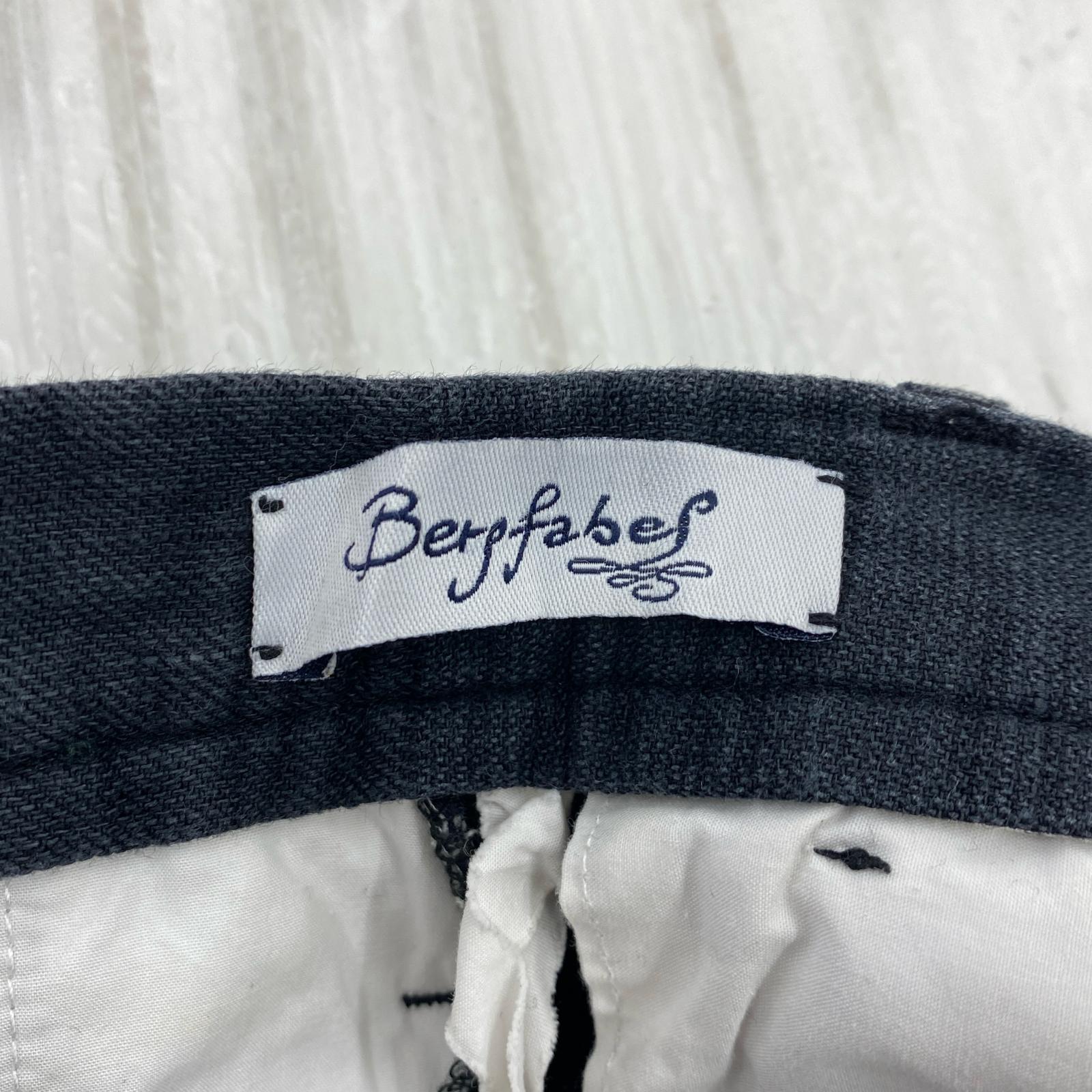 パンツ bergfabel リネンパンツ 46 ブラック ブラック