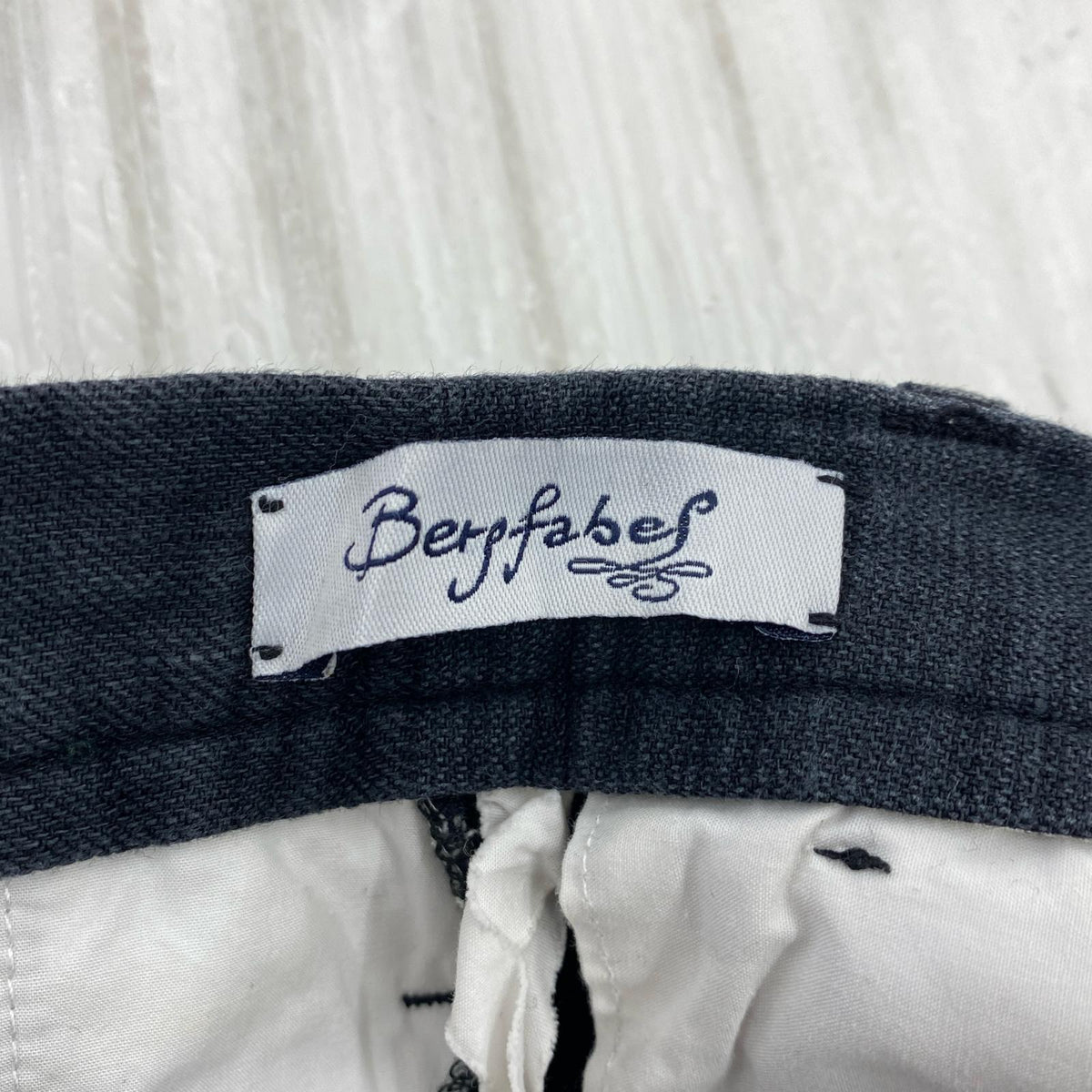 パンツ bergfabel リネンパンツ 46 ブラック ブラック