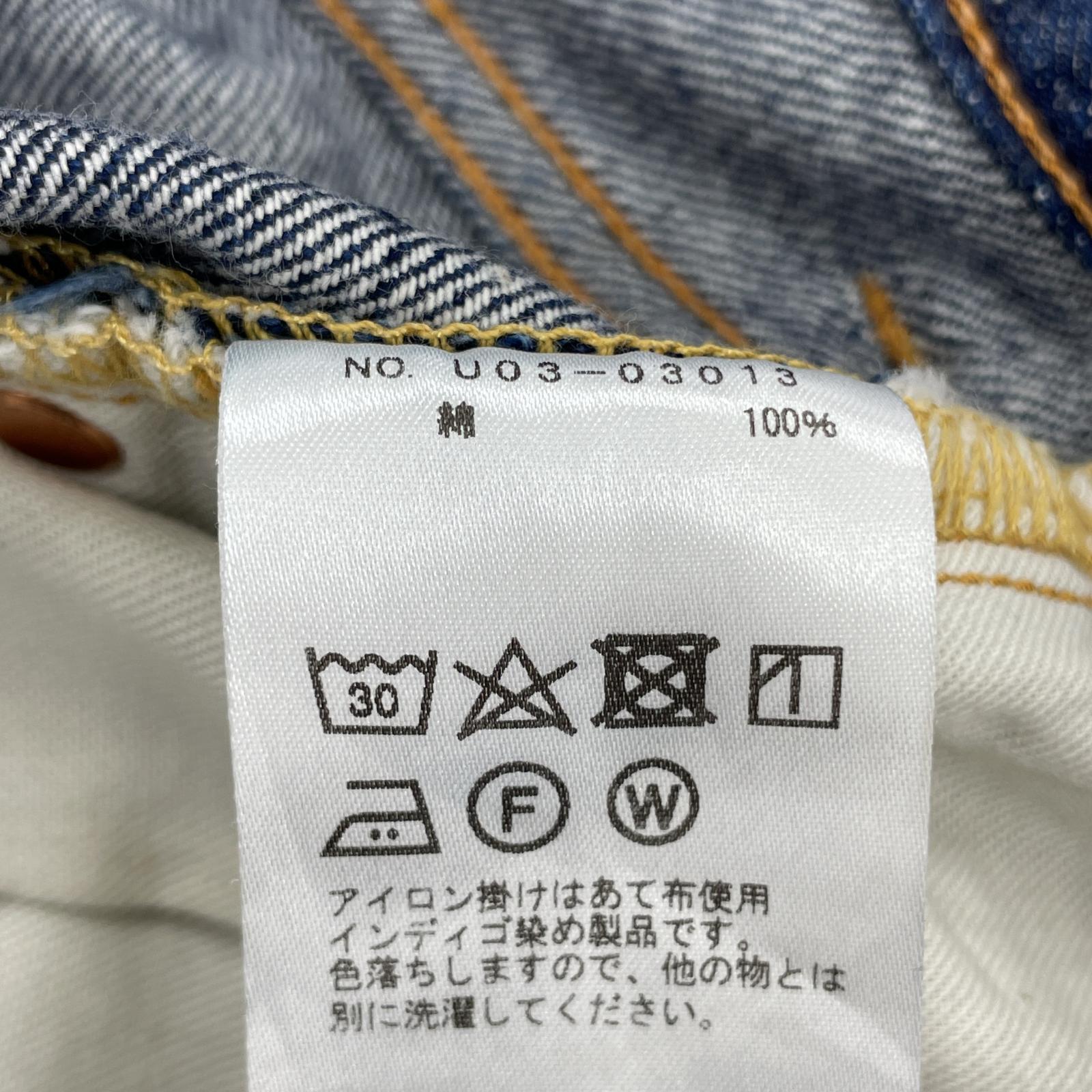 デニムパンツ 21AW デニム5Pパンツ 3 3 ネイビー