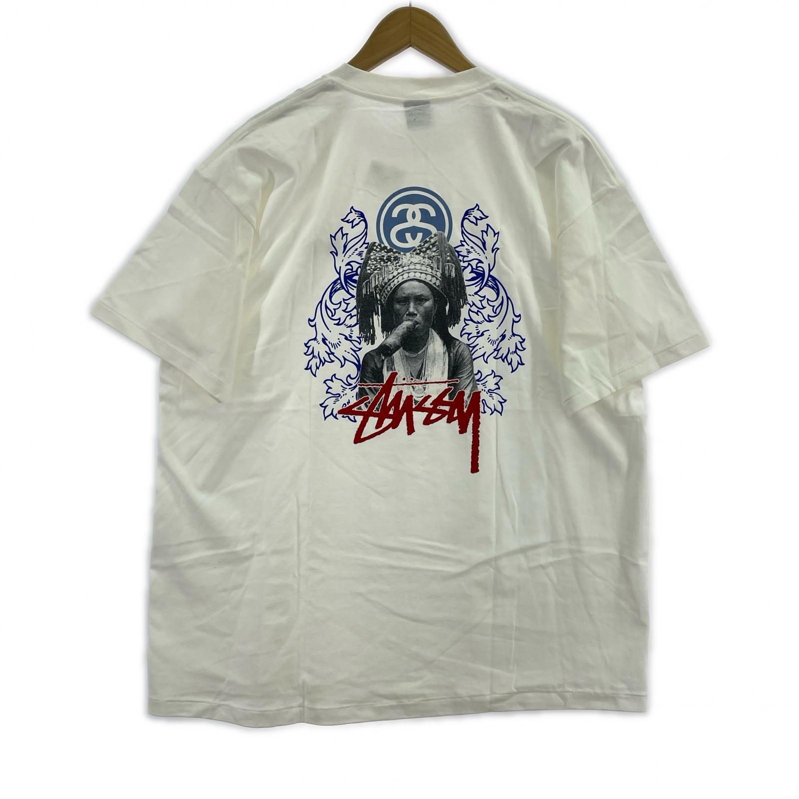 その他トップス STUSSY BIG FATTY Tシャツ ホワイト XL 汚れ ホワイト