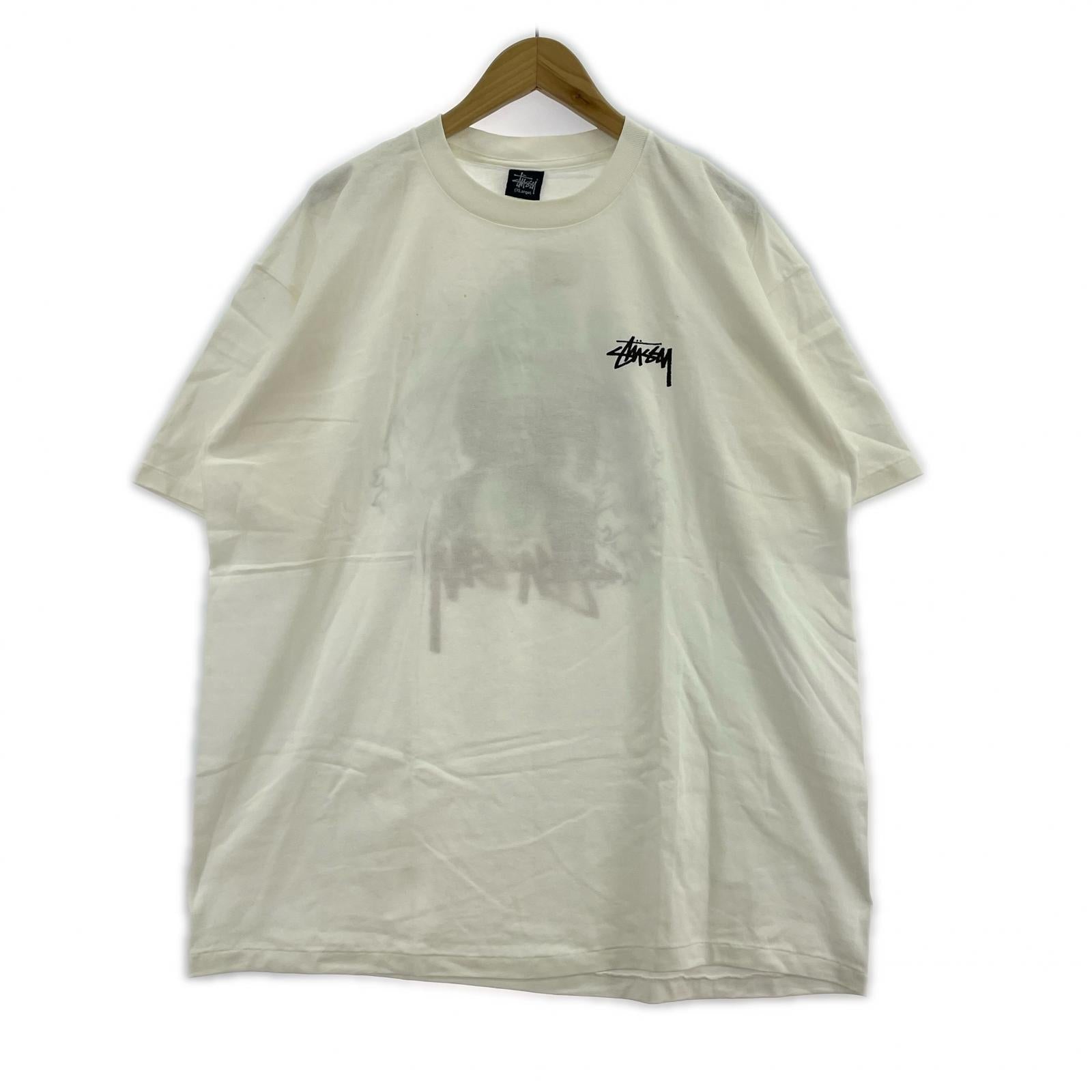 その他トップス STUSSY BIG FATTY Tシャツ ホワイト XL 汚れ ホワイト