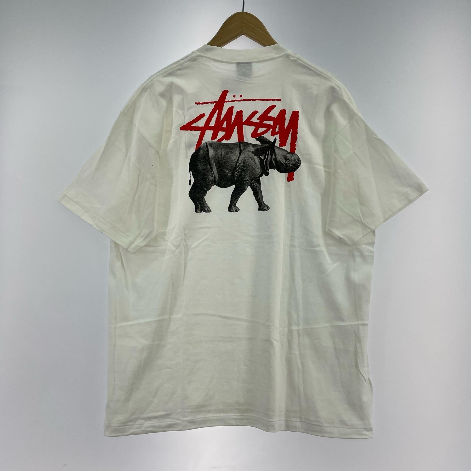 その他トップス STUSSY LITTLERHINO Tシャツ ホワイト XL ホワイト
