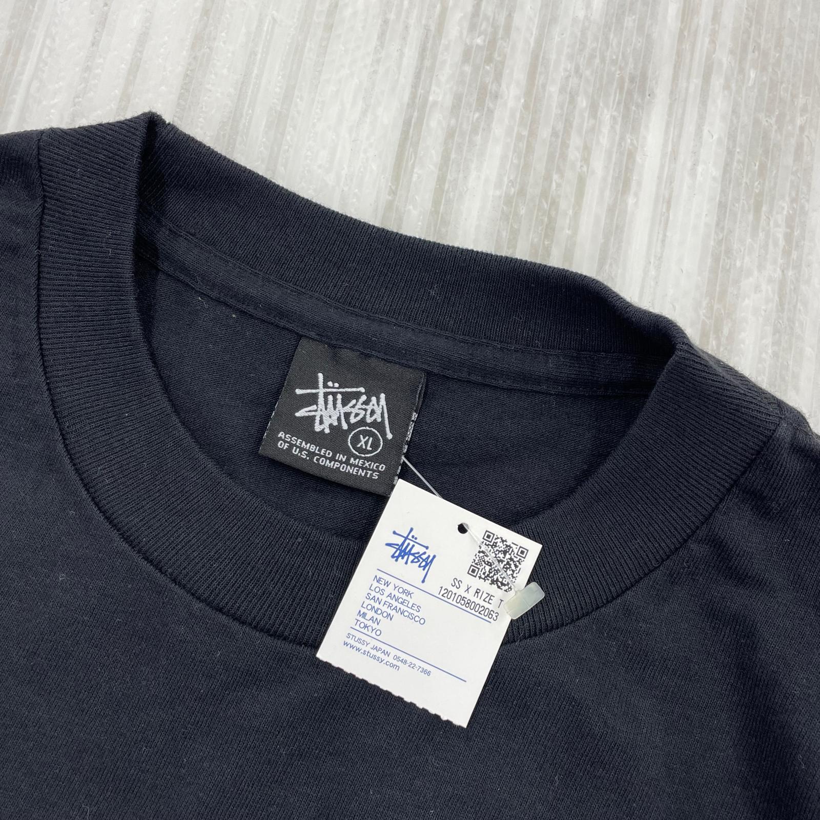 その他トップス STUSSY SS x RIZE Tシャツ ブラック XL ブラック