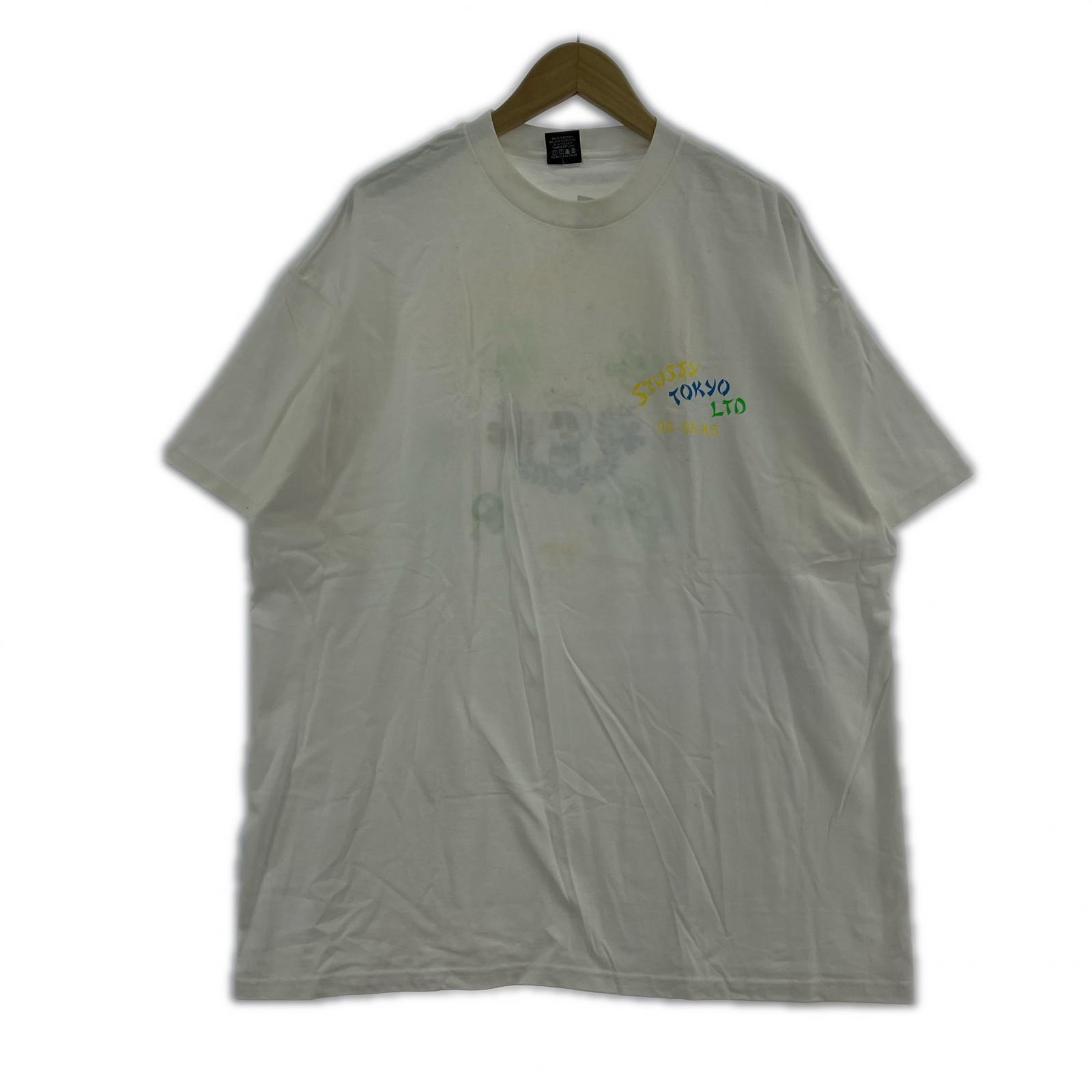 その他トップス STUSSY KCJI5TH LTD Tシャツ ホワイト XL 汚れ ホワイト