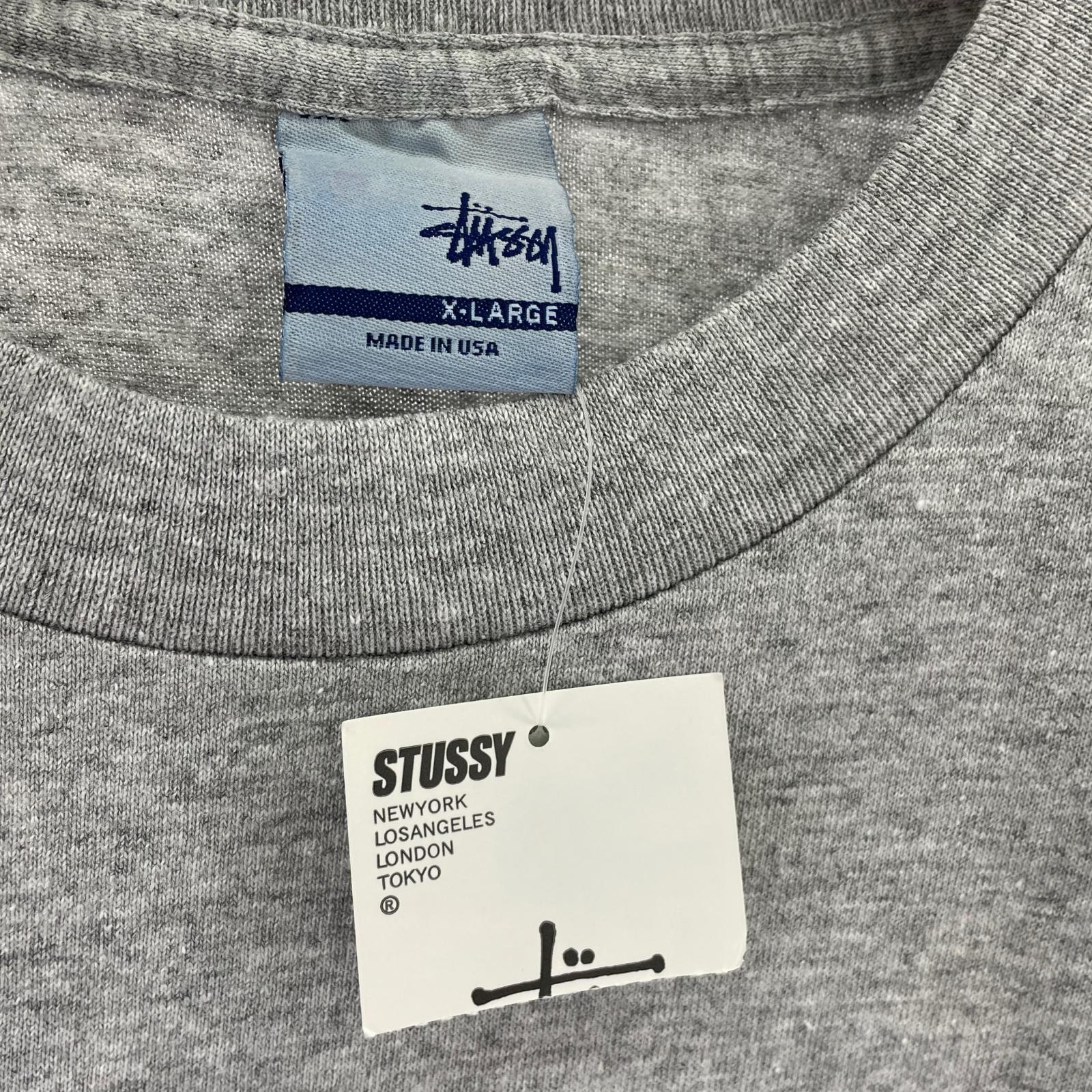 その他トップス STUSSY SHAEPIE Tシャツ グレー XL グレー