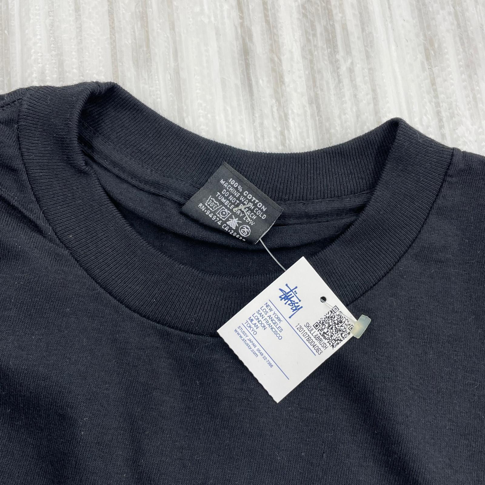 その他トップス STUSSY SKULL&BRUSH Tシャツ ブラック XL ブラック
