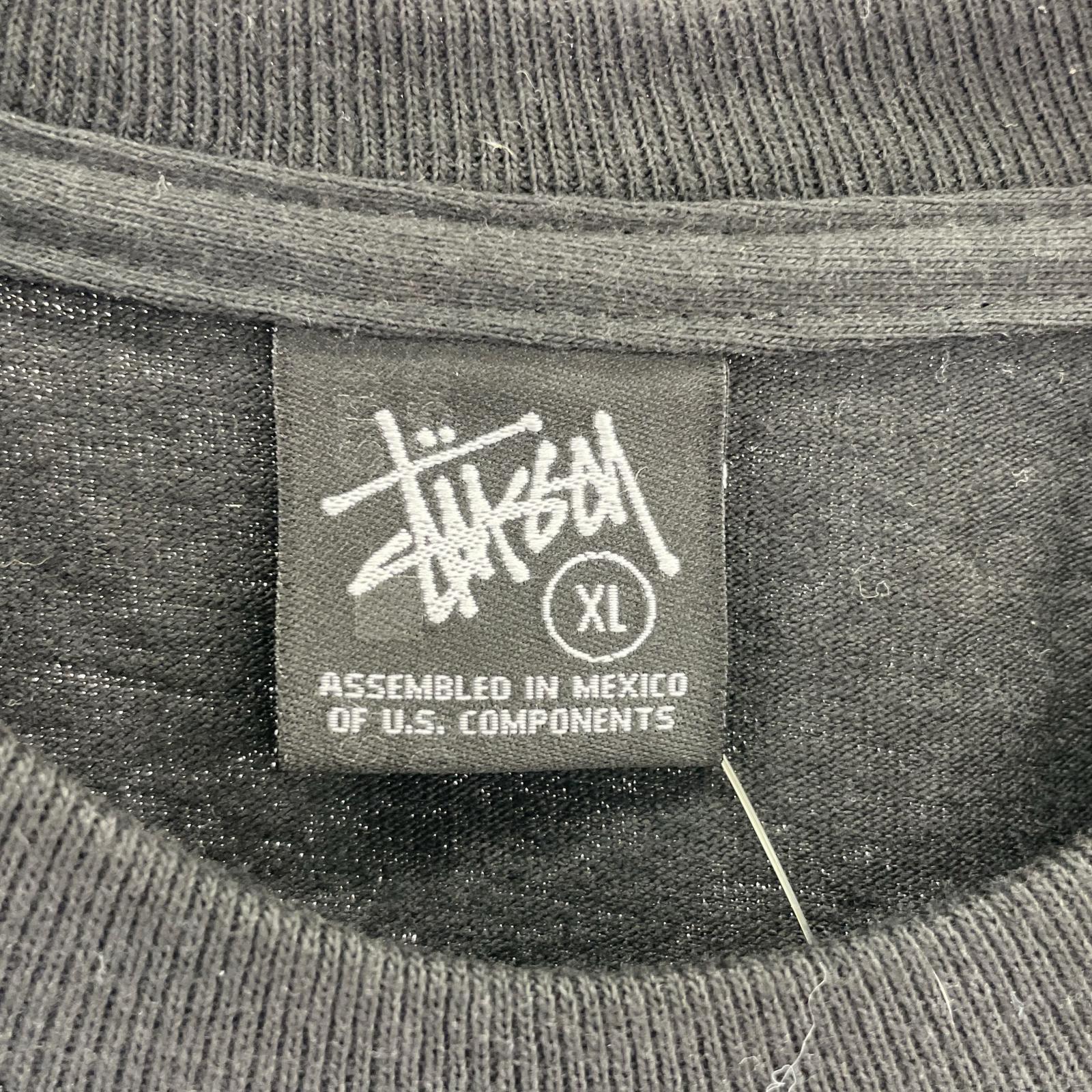 その他トップス STUSSY US OF A SKUL ロングスリーブT ブラック XL ブラック