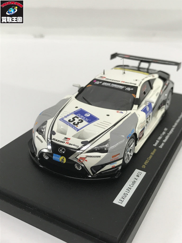 EBBRO LEXUS LFA CODE X #53 GAZOO RACING 2015 スケールカー