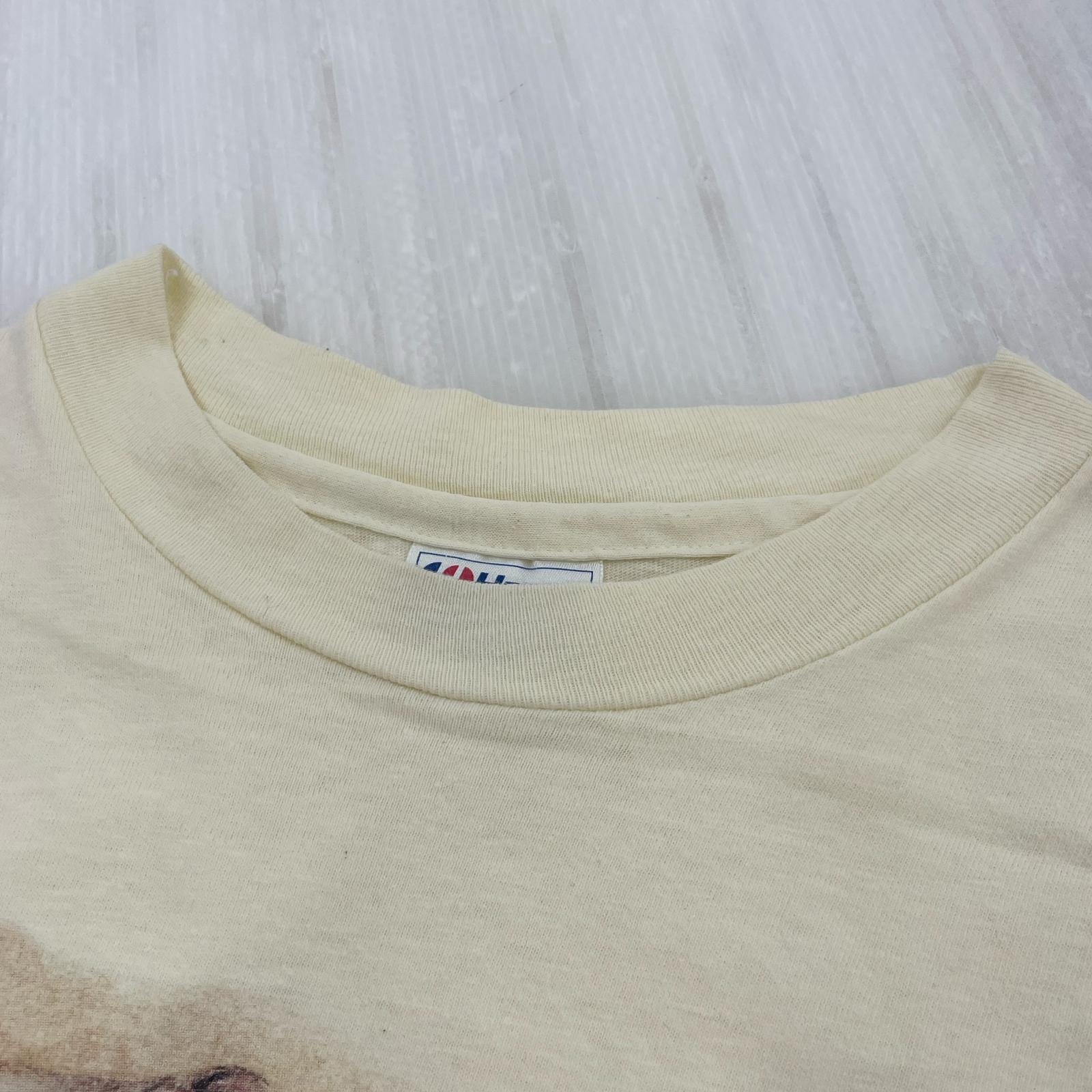 半袖Tシャツ 90’S ボブ・ハリソン 猫 ネコ S/Sカットソー(L) L