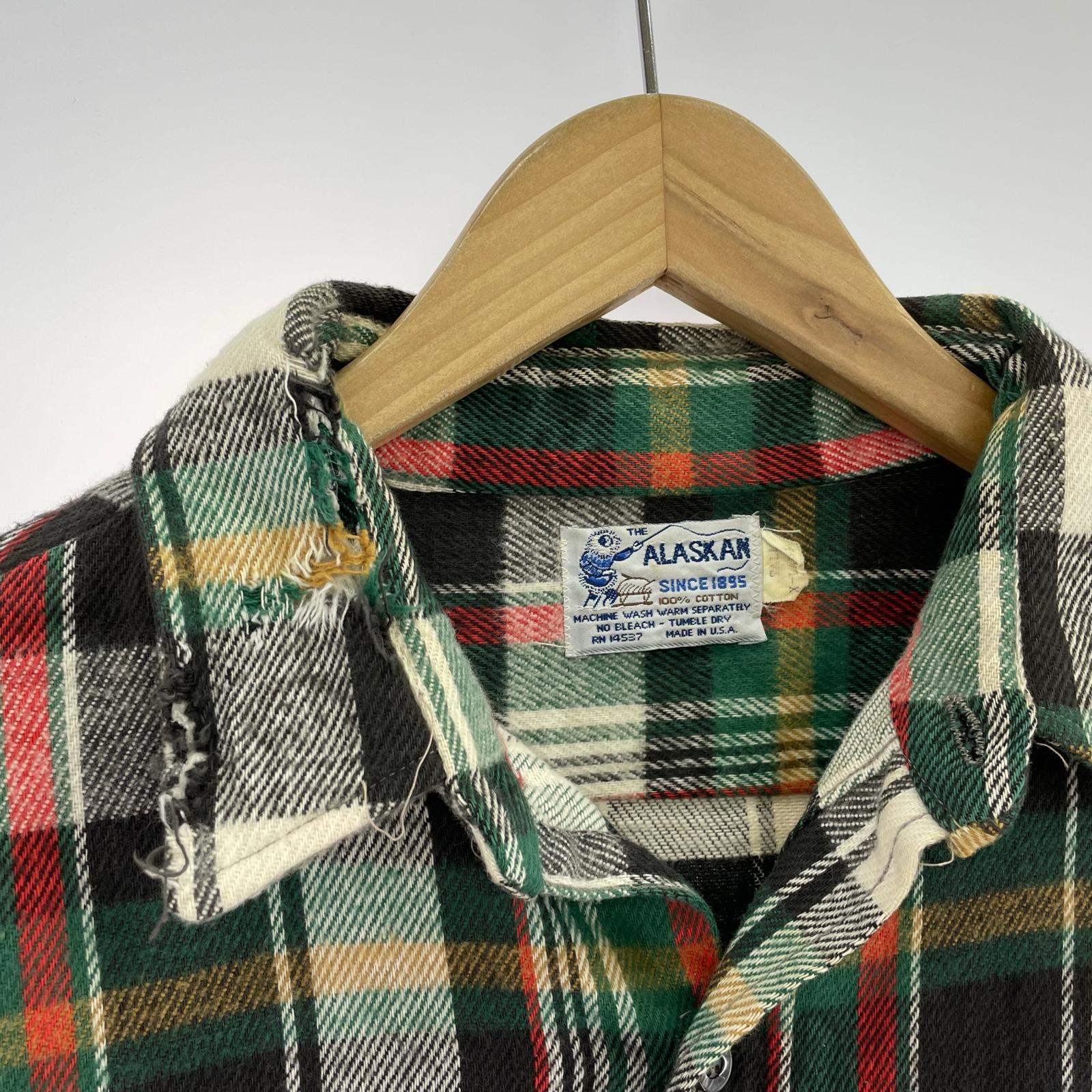 長袖シャツ ALASKAN チェックネルシャツ マルチカラー
