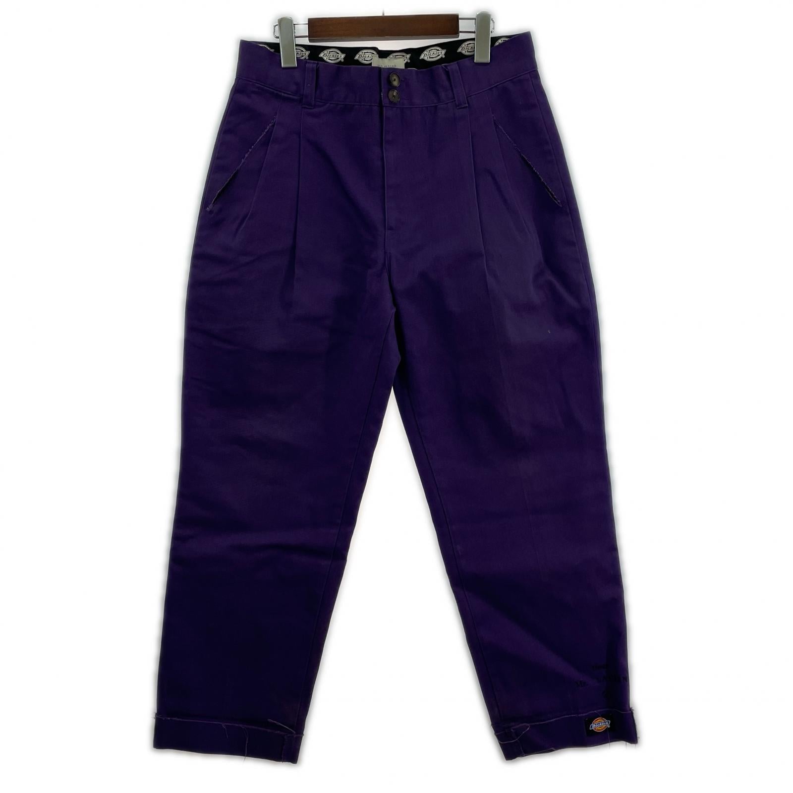 パンツ BED J.W. FORD ×Dickies カットオフT/Cワークパンツ 紫 (1) 1 パープル