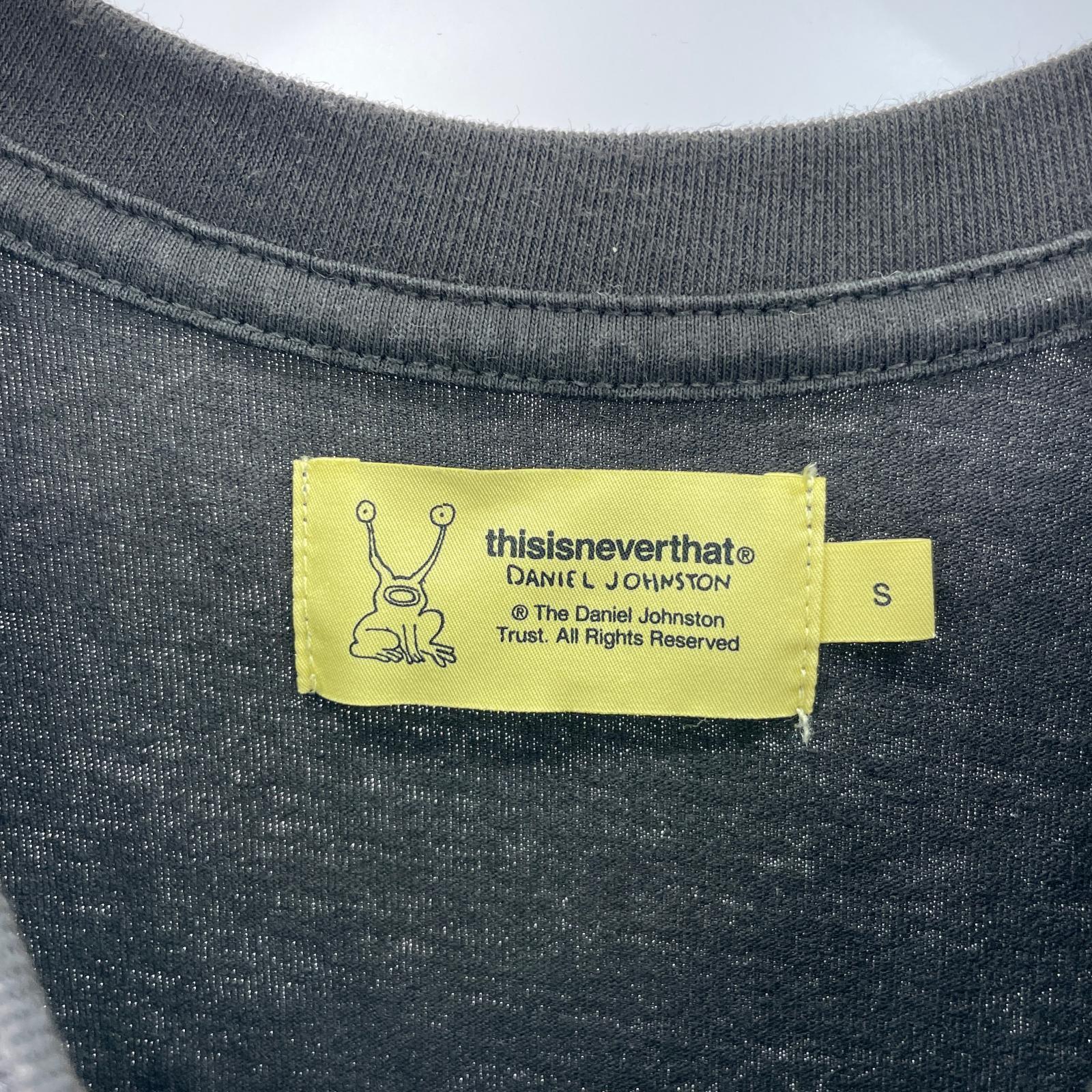 半袖Tシャツ DANIEL JOHNSTON FrogTEE S ブラック S ブラック