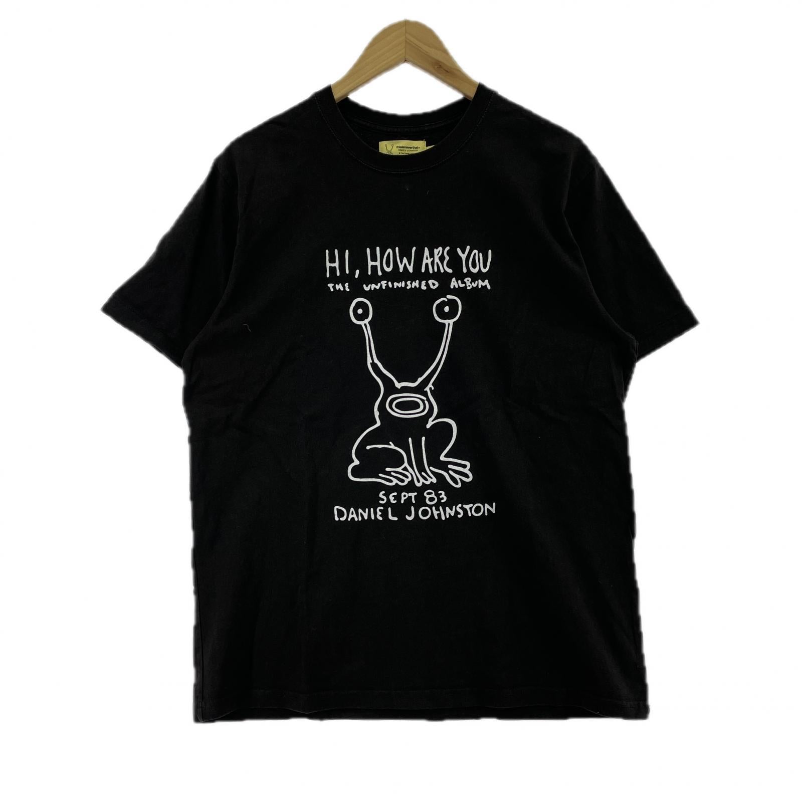 半袖Tシャツ DANIEL JOHNSTON FrogTEE S ブラック S ブラック