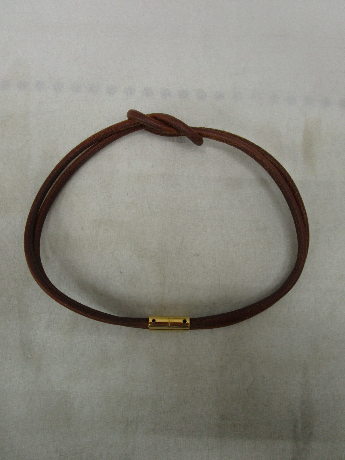 HERMES レザーチョーカー