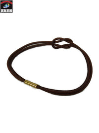 HERMES レザーチョーカー