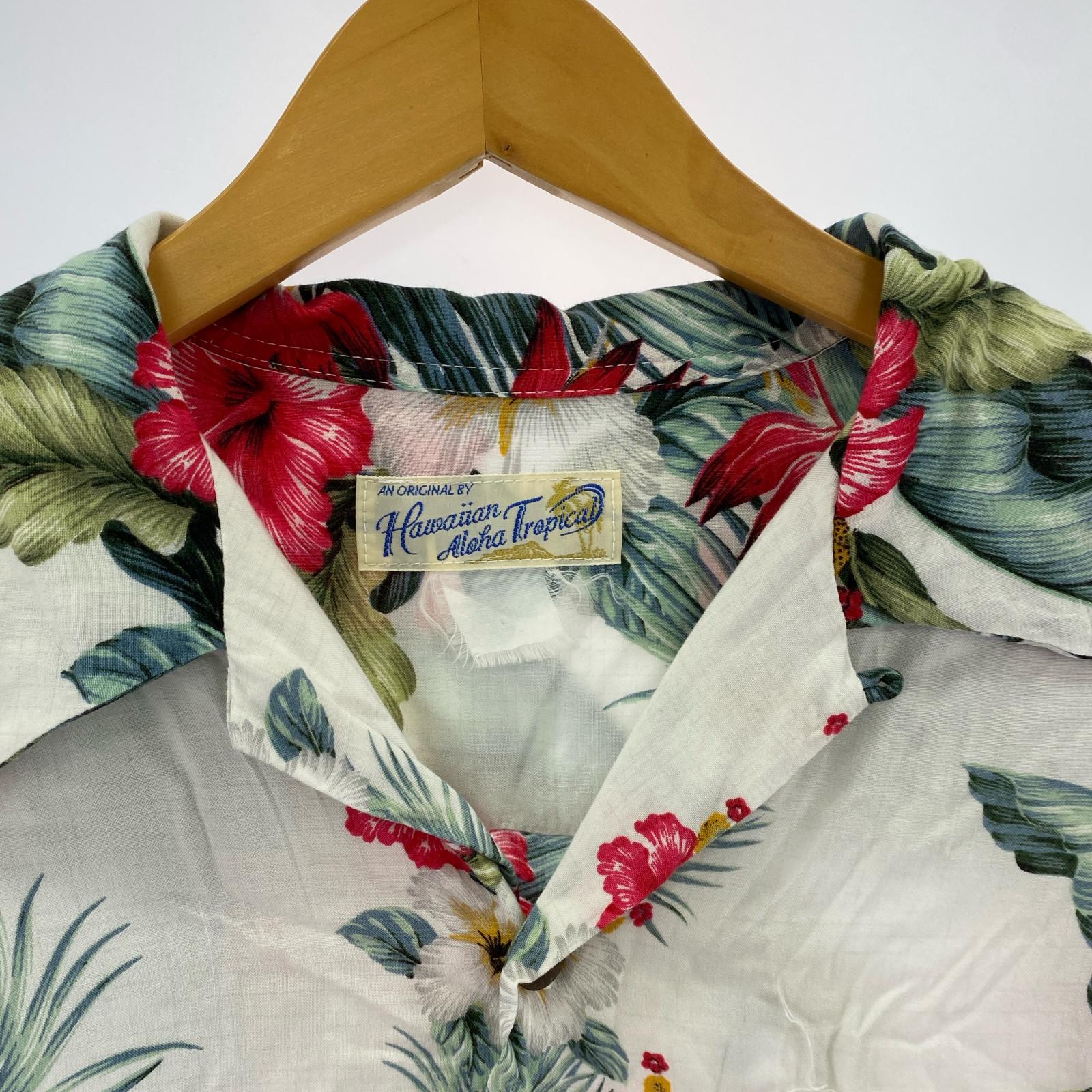 半袖シャツ 90s HAWAIIAN ALOHA TROPICAL シャツ